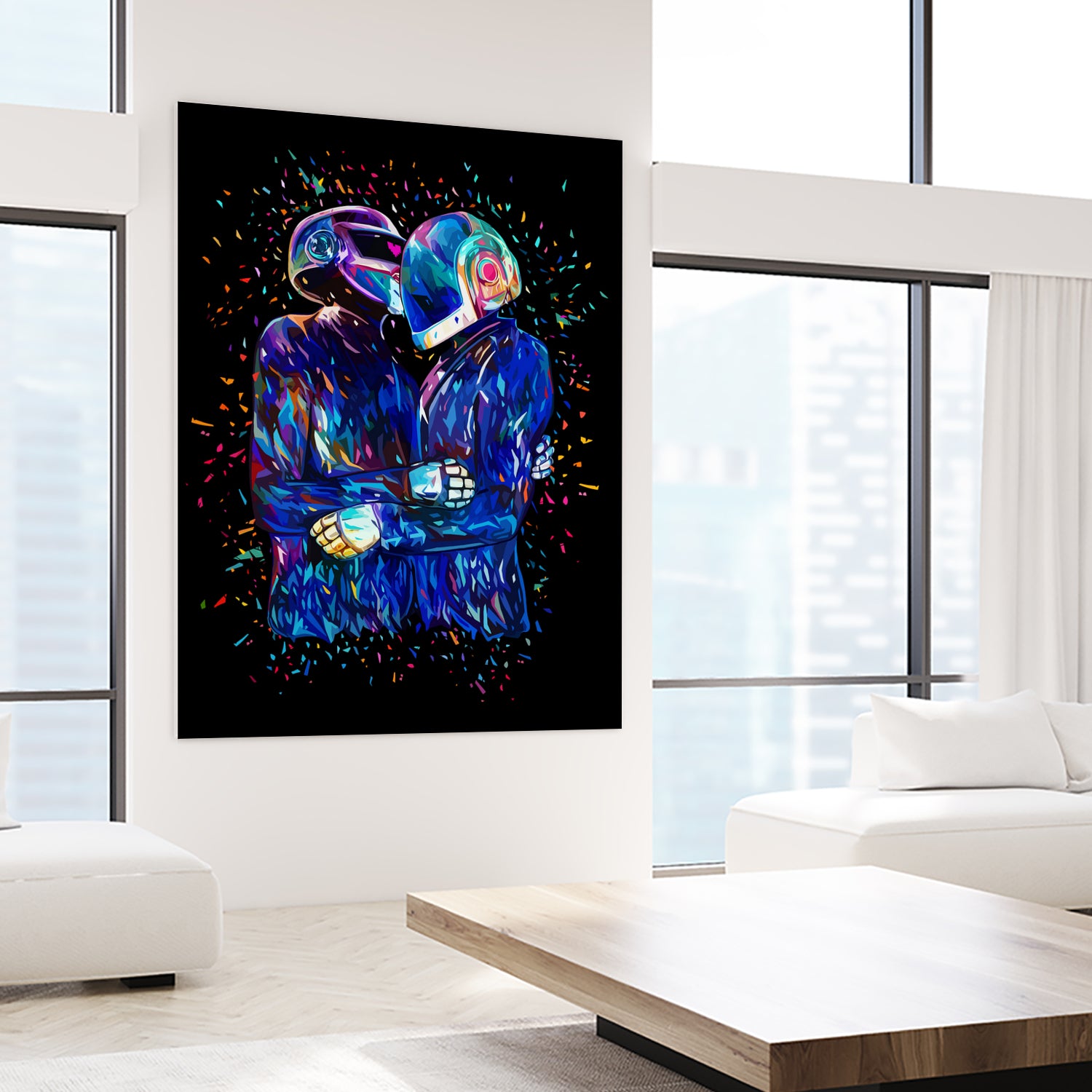 The Embrace - Black Variant by Alessandro Pautasso on GIANT ART - black digital painting