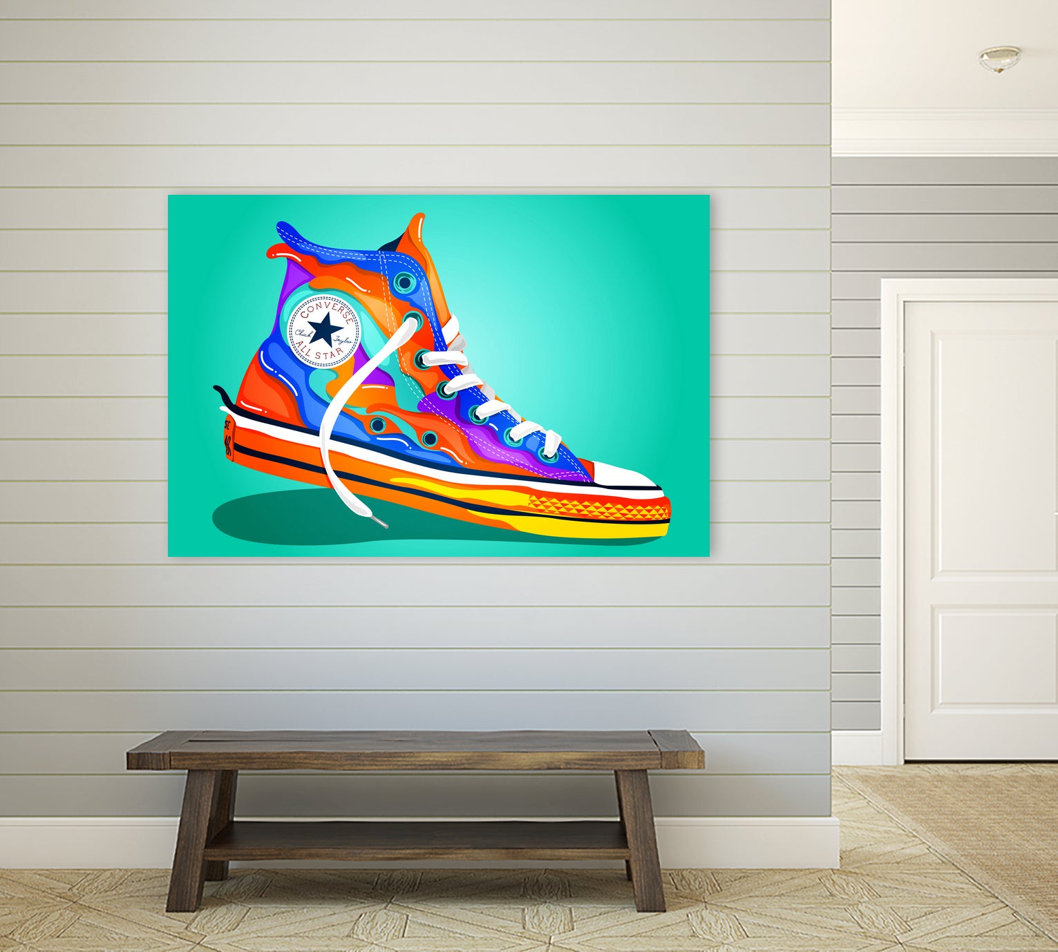 The Classic Series: Converse by Michelle Karyl Nerona on GIANT ART - white digital painting