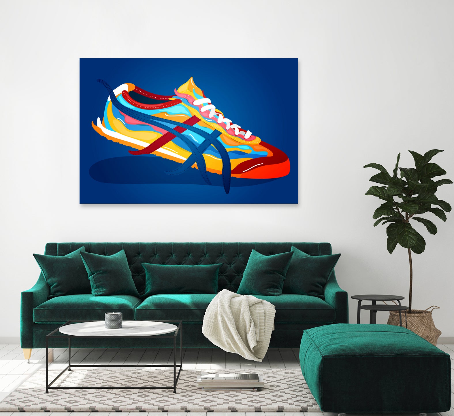 The Classic Series: Onitsuka Tiger Mexico 66 by Michelle Karyl Nerona on GIANT ART - white digital painting
