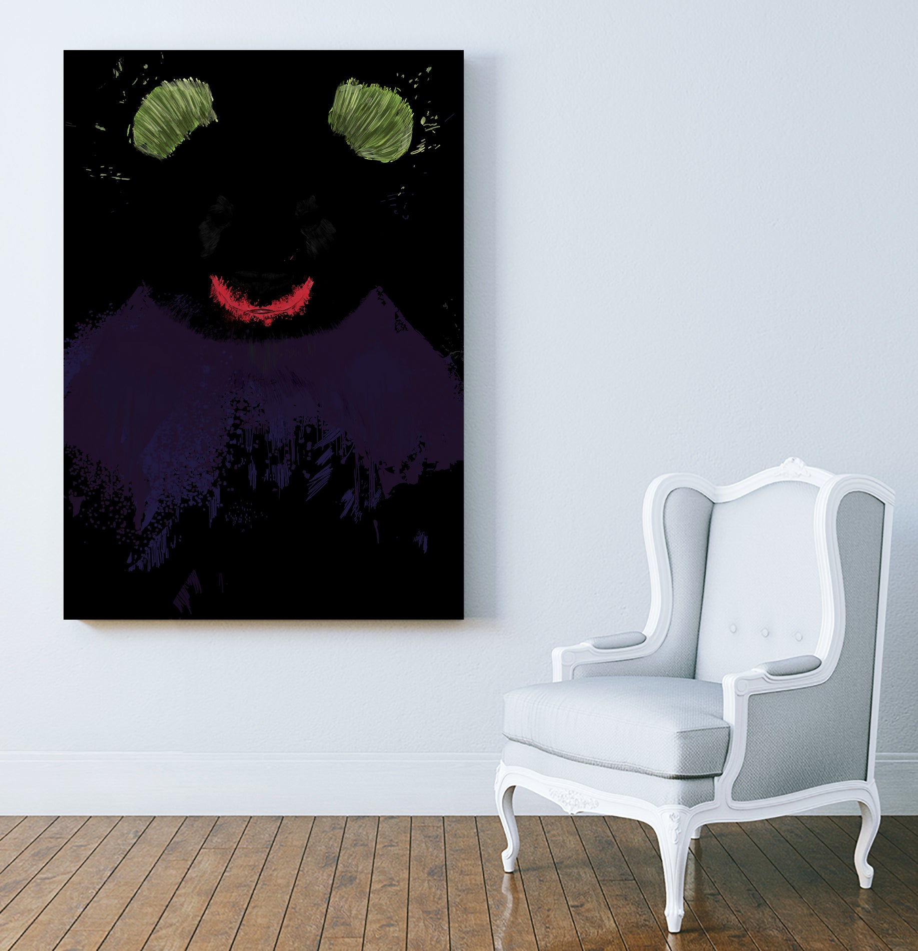 jokerface by Solti Balázs on GIANT ART - white digital painting