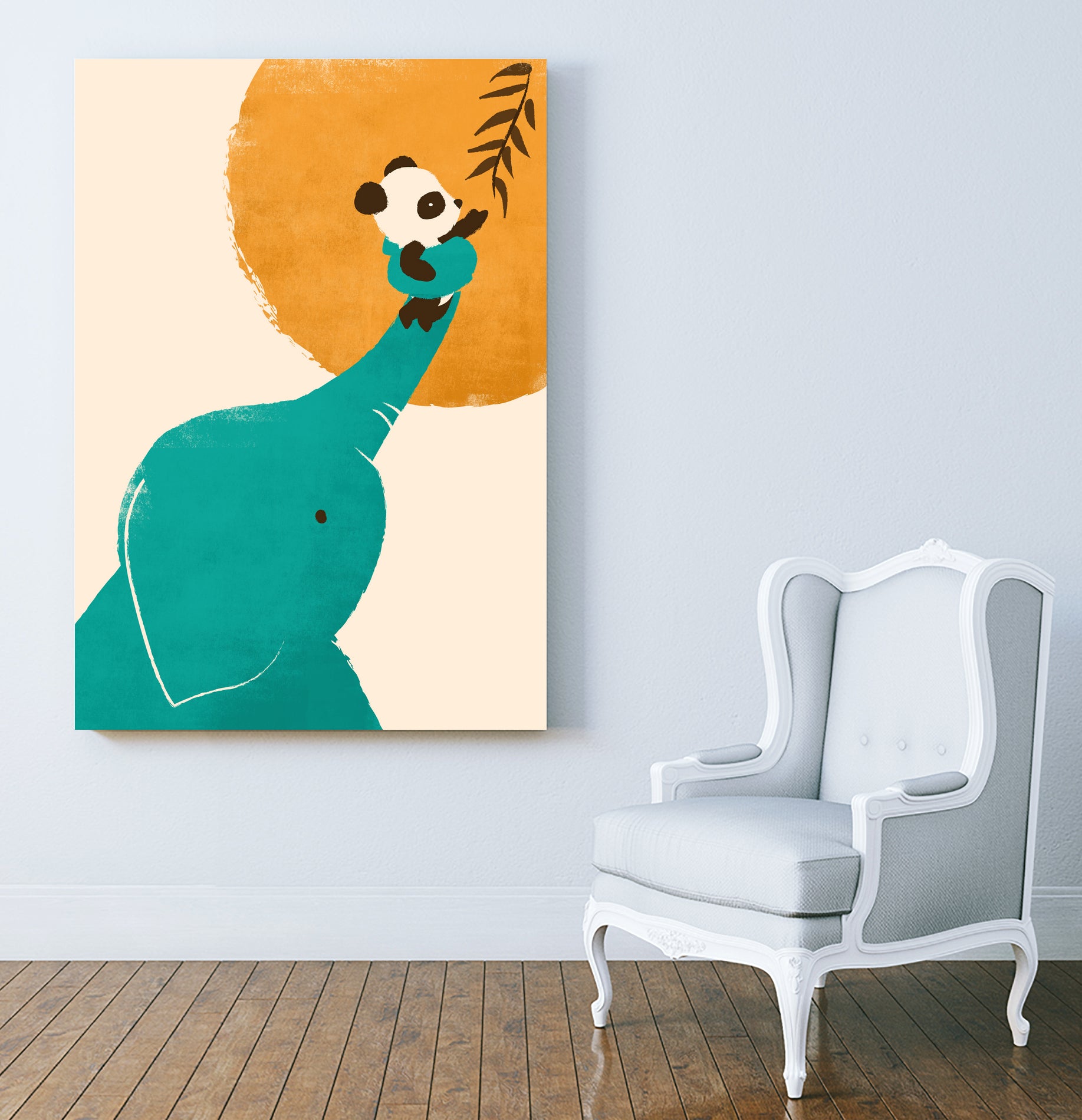 Panda's Little Helper by Jay Fleck on GIANT ART - digital drawing