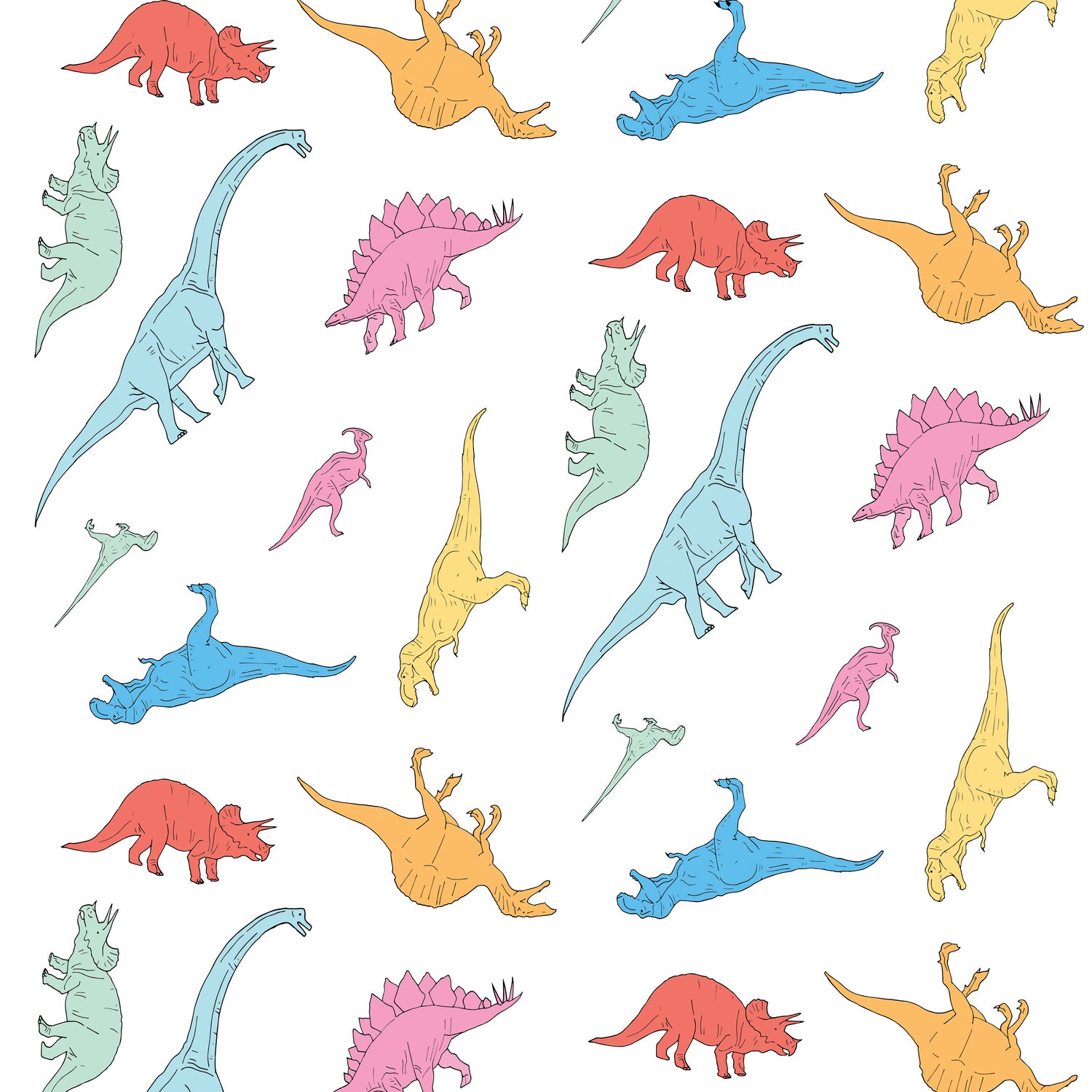 Dino by Julien Missaire on GIANT ART - white cartooning