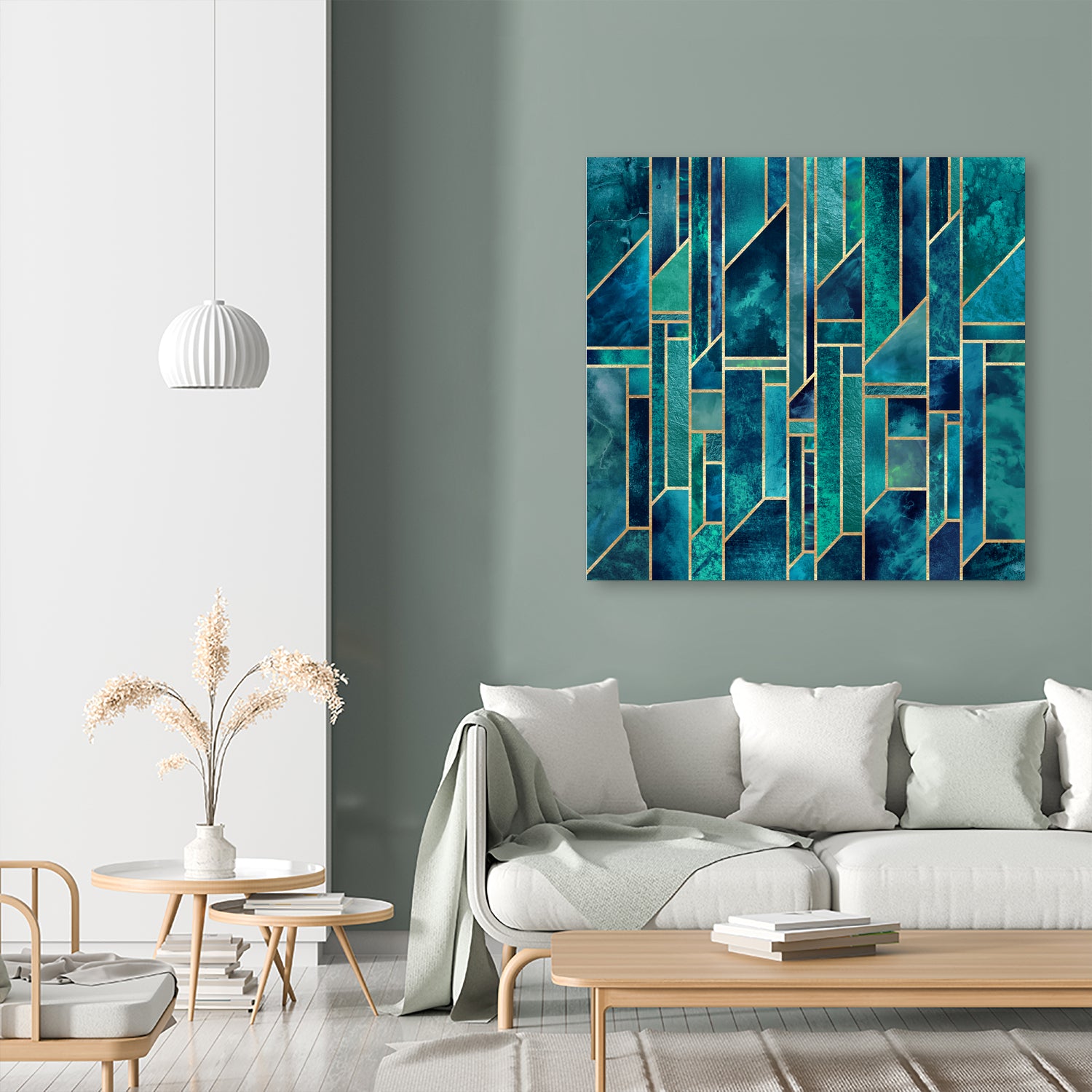 Blue Skies by Elisabeth Fredriksson on GIANT ART - blue digital painting