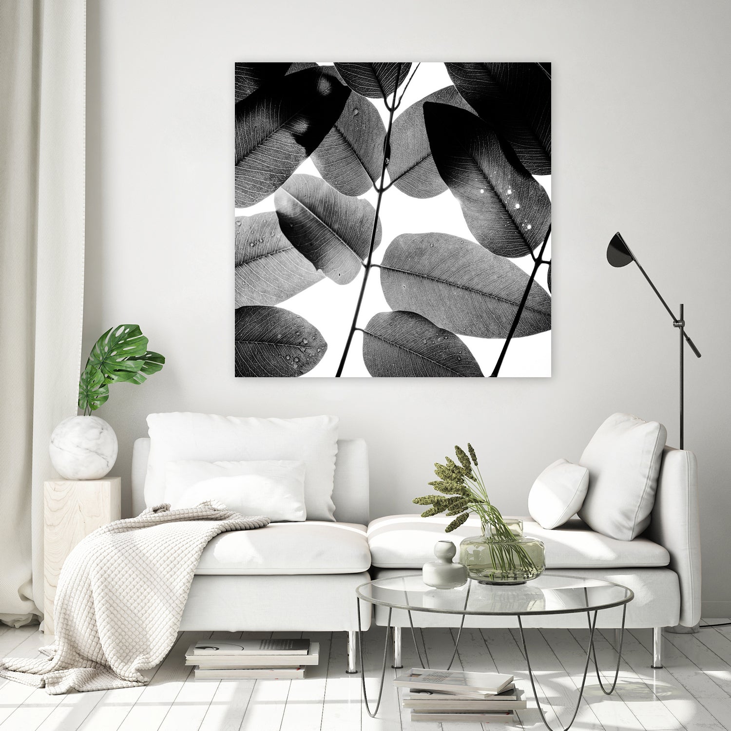 Experiments with Leaves by Tal Paz-Fridman on GIANT ART - gray photo illustration