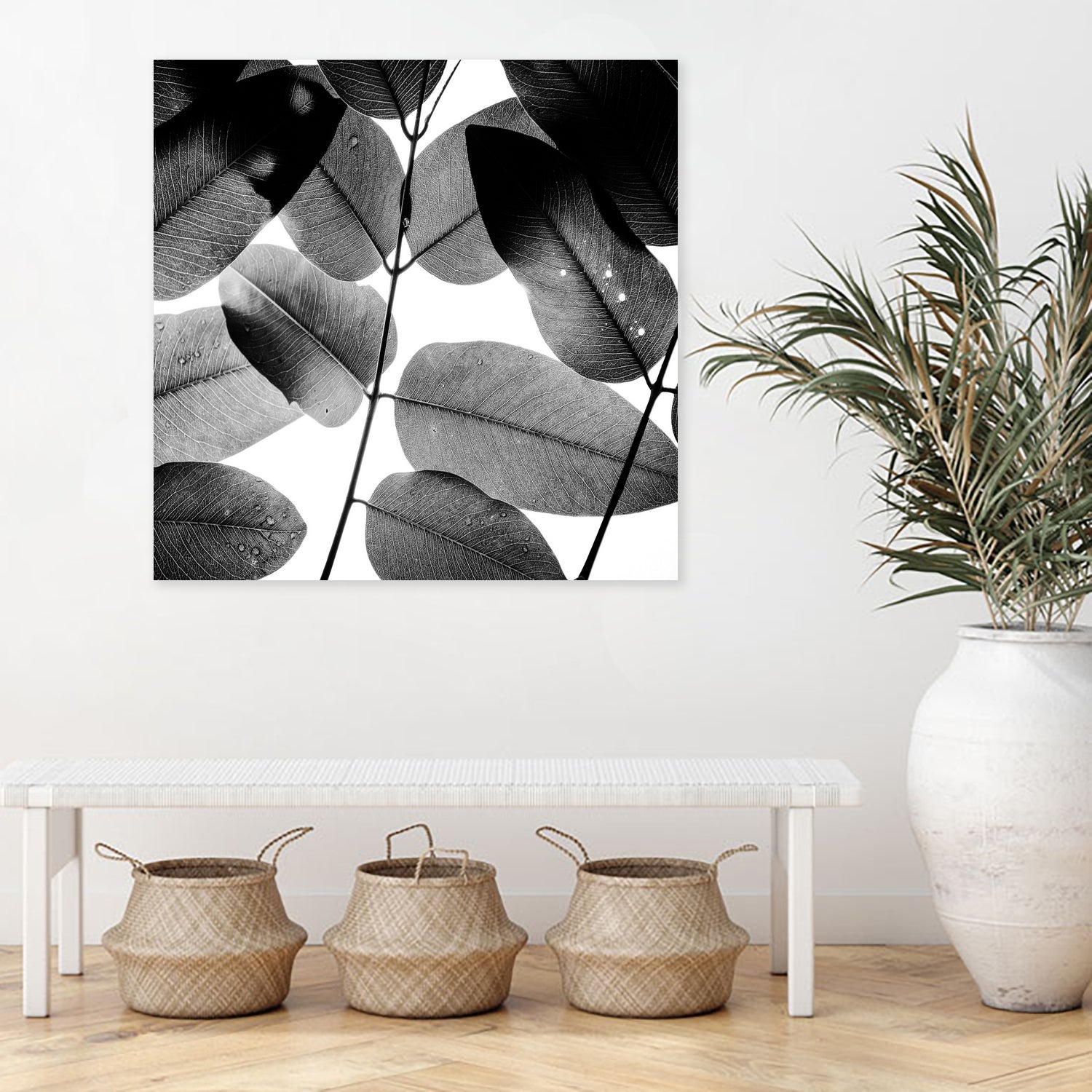 Experiments with Leaves by Tal Paz-Fridman on GIANT ART - gray photo illustration