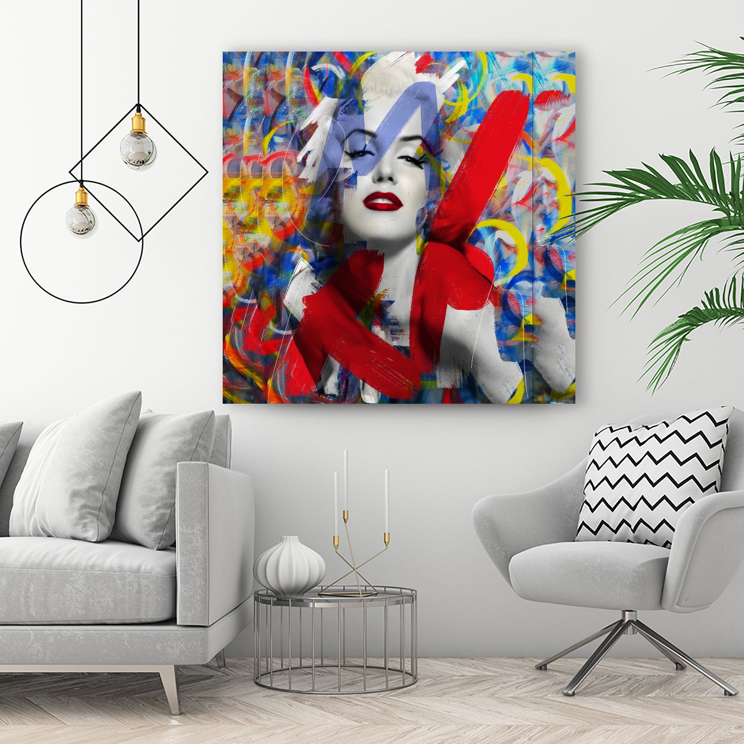 Sweet Marilyn by Daniel Malta on GIANT ART - red digital painting