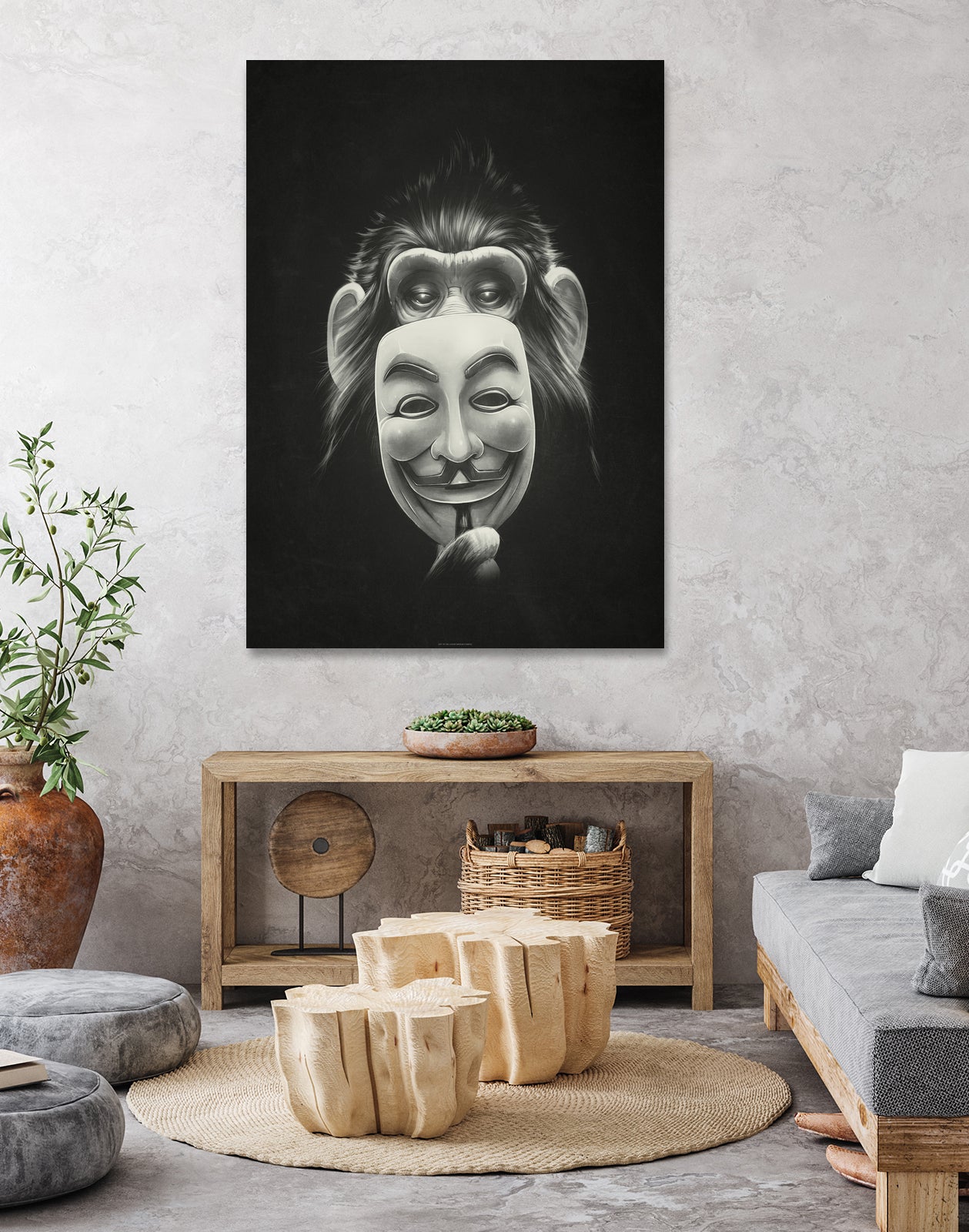 Anonymous by Lukáš Brežák on GIANT ART - black digital drawing