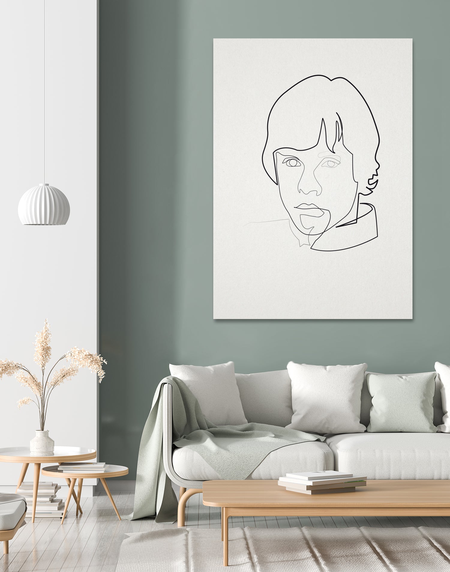 One Line Luke by Christophe Louis on GIANT ART - digital drawing