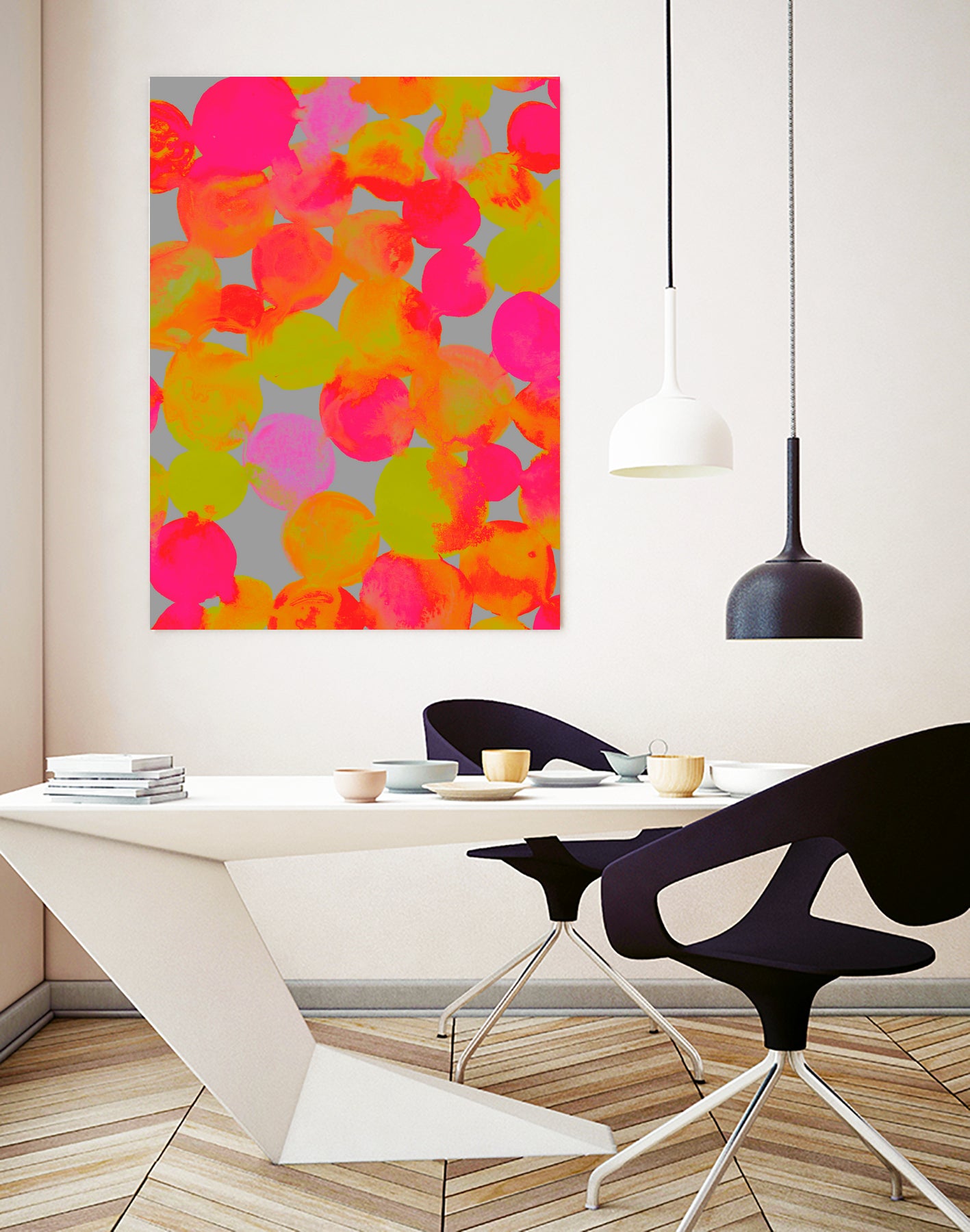 COMMUNITY by Rebecca Allen on GIANT ART - pink digital painting