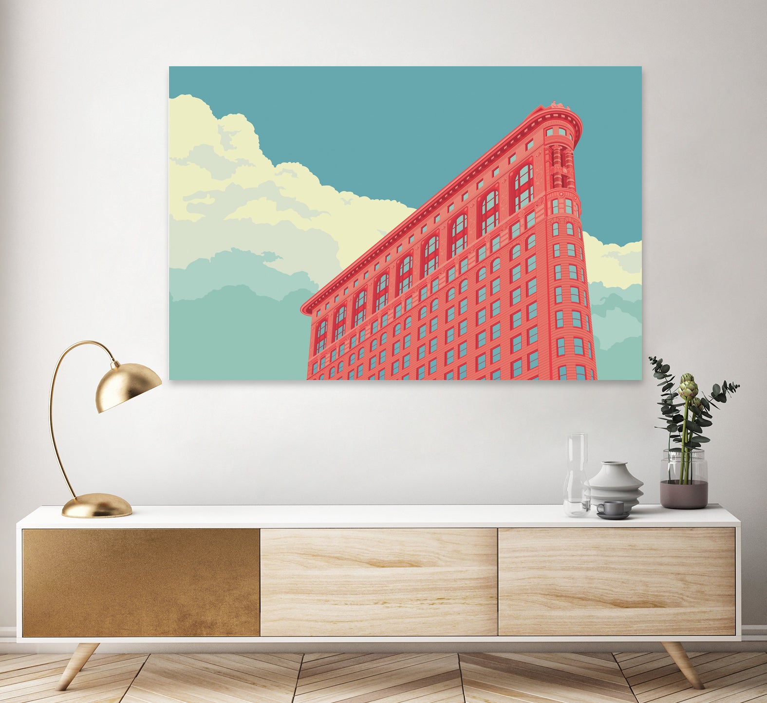 Flatiron Building by Remko Heemskerk on GIANT ART - vector illustration
