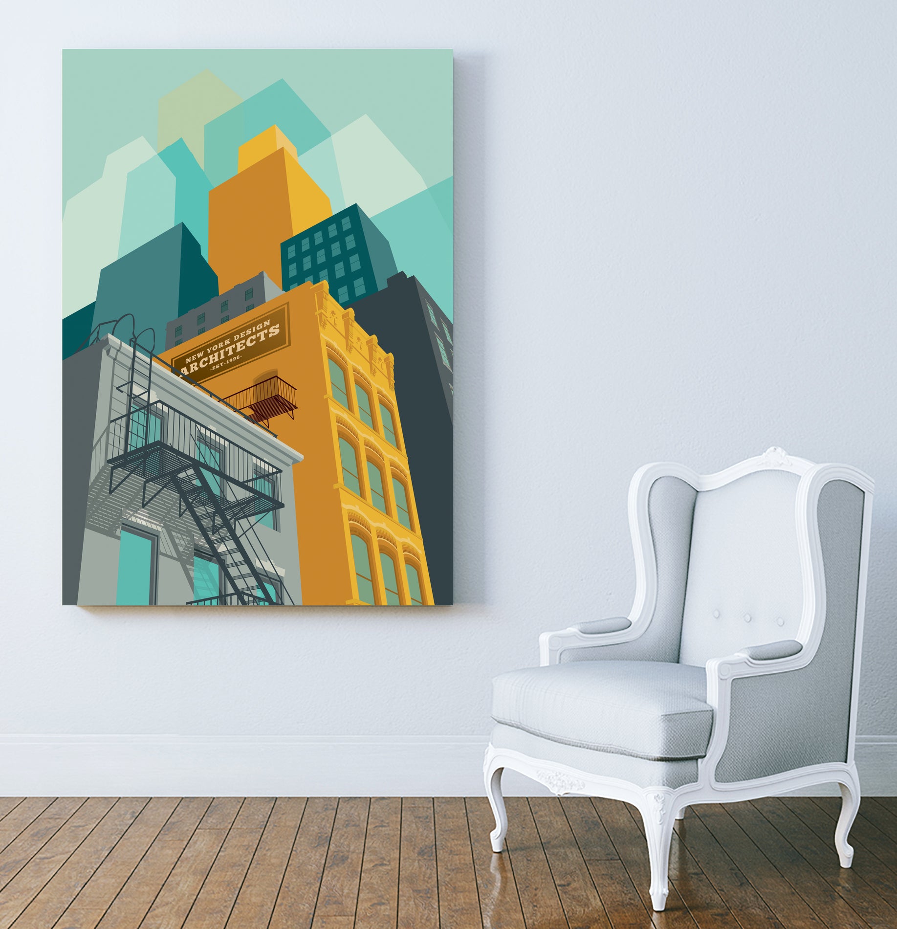 Tribeca by Remko Heemskerk on GIANT ART - vector illustration