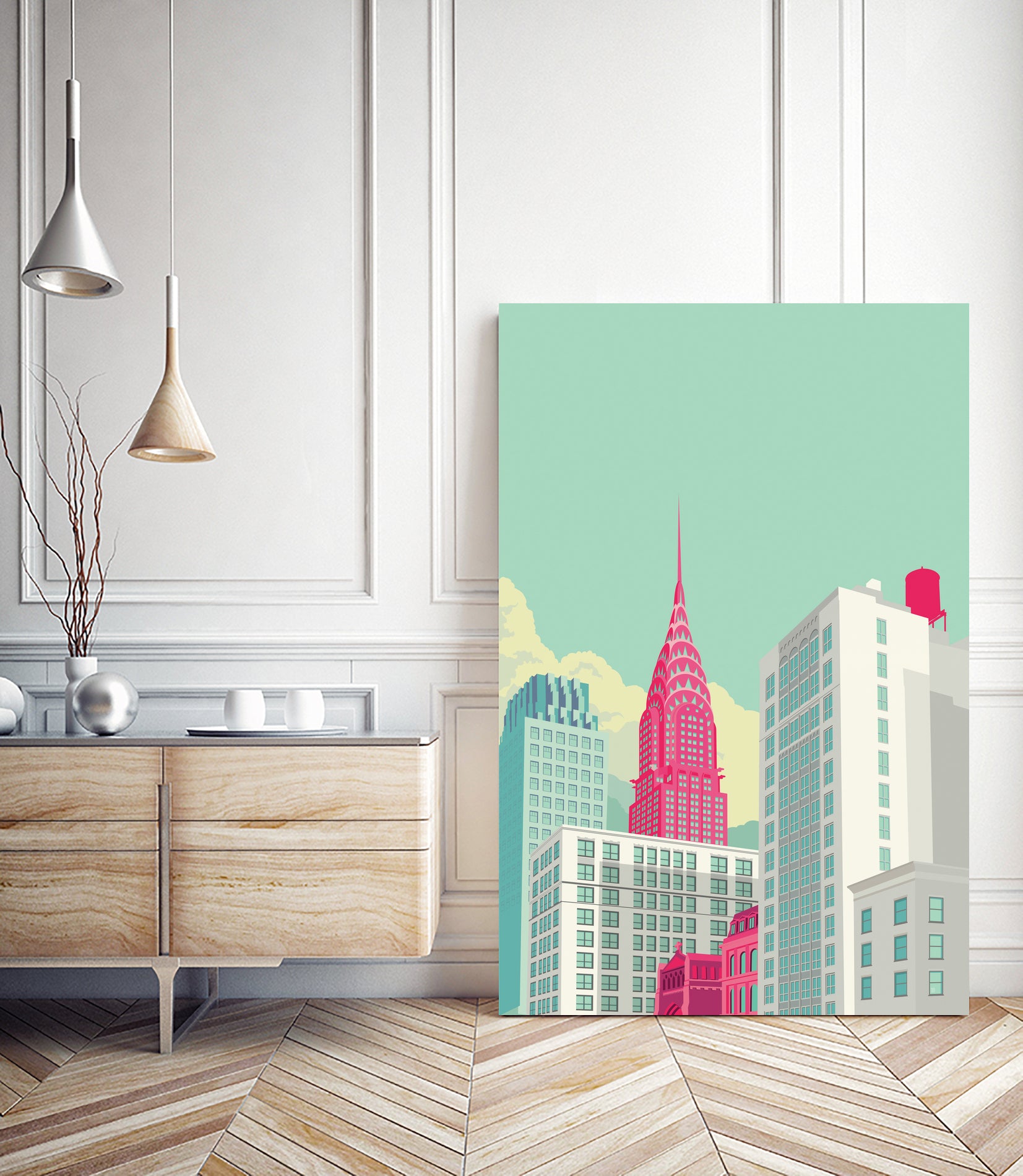 Park Avenue 2 by Remko Heemskerk on GIANT ART - vector illustration