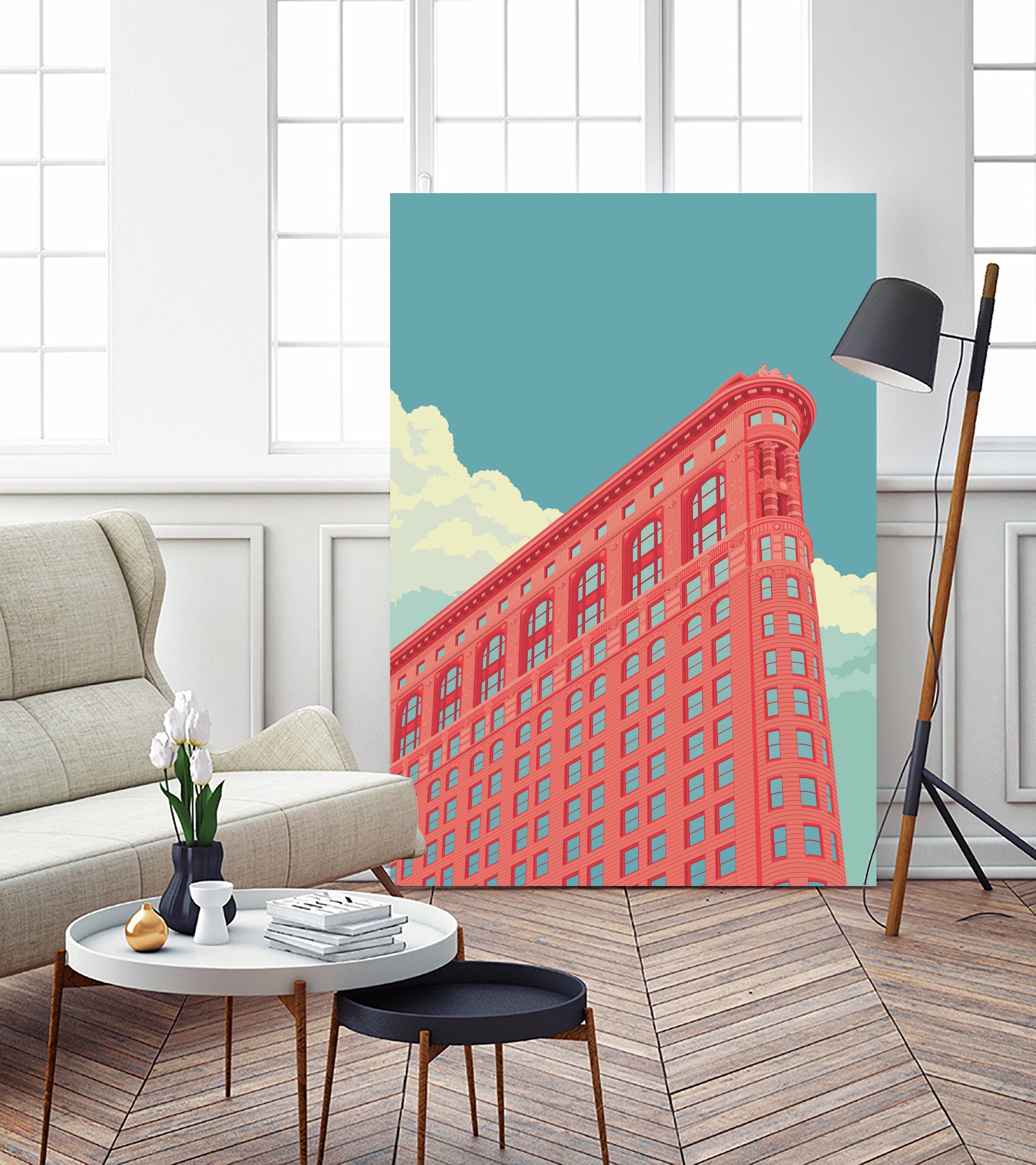 Flatiron Building 2 by Remko Heemskerk on GIANT ART - vector illustration