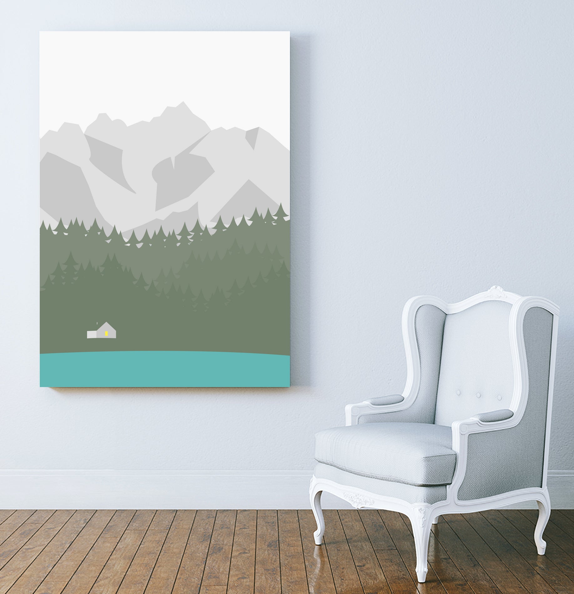 Hus No.02 by Swen Swensøn on GIANT ART - mixed media