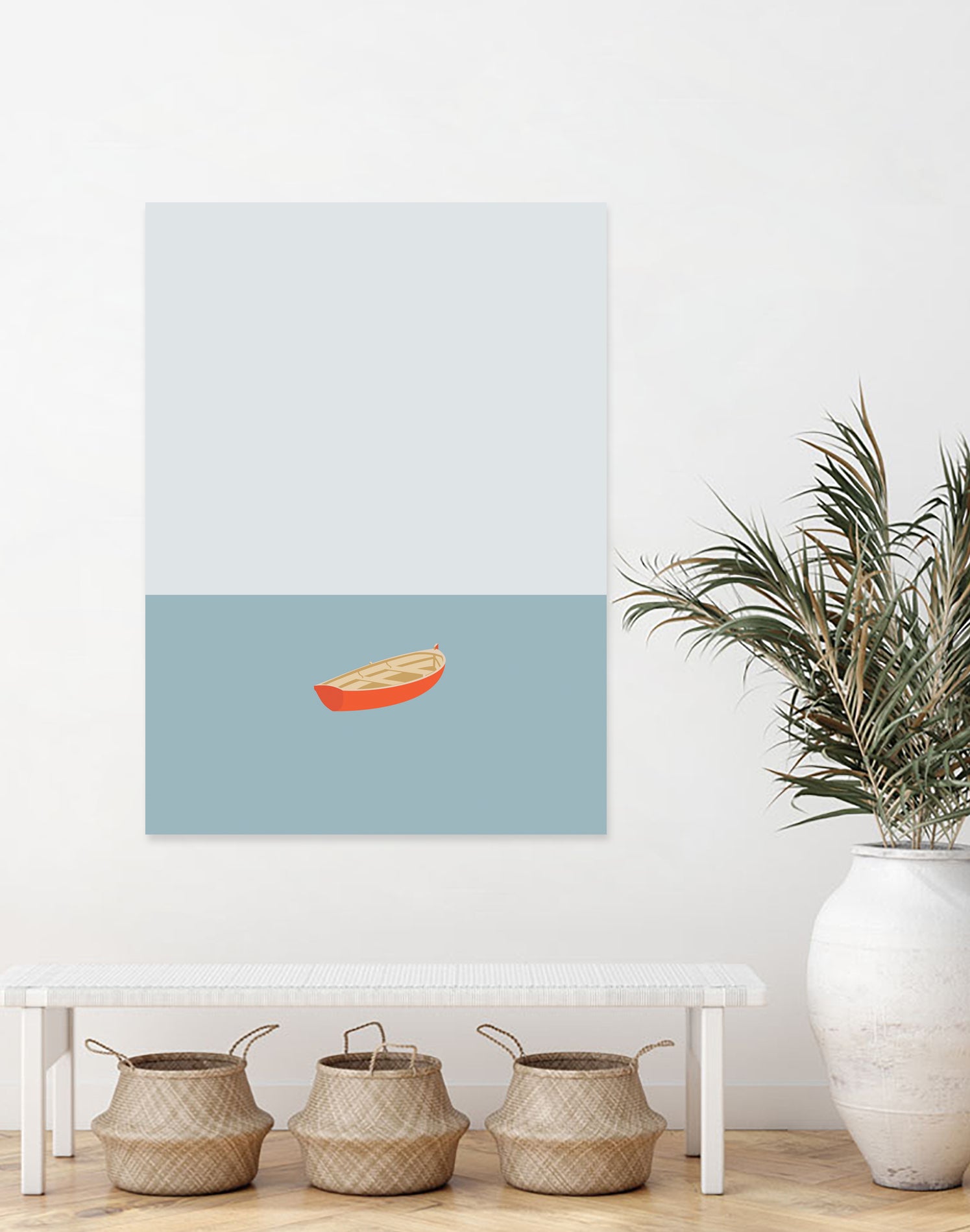 OCEAN SV�MMERE No.01 by Swen Swensøn on GIANT ART - blue digital painting