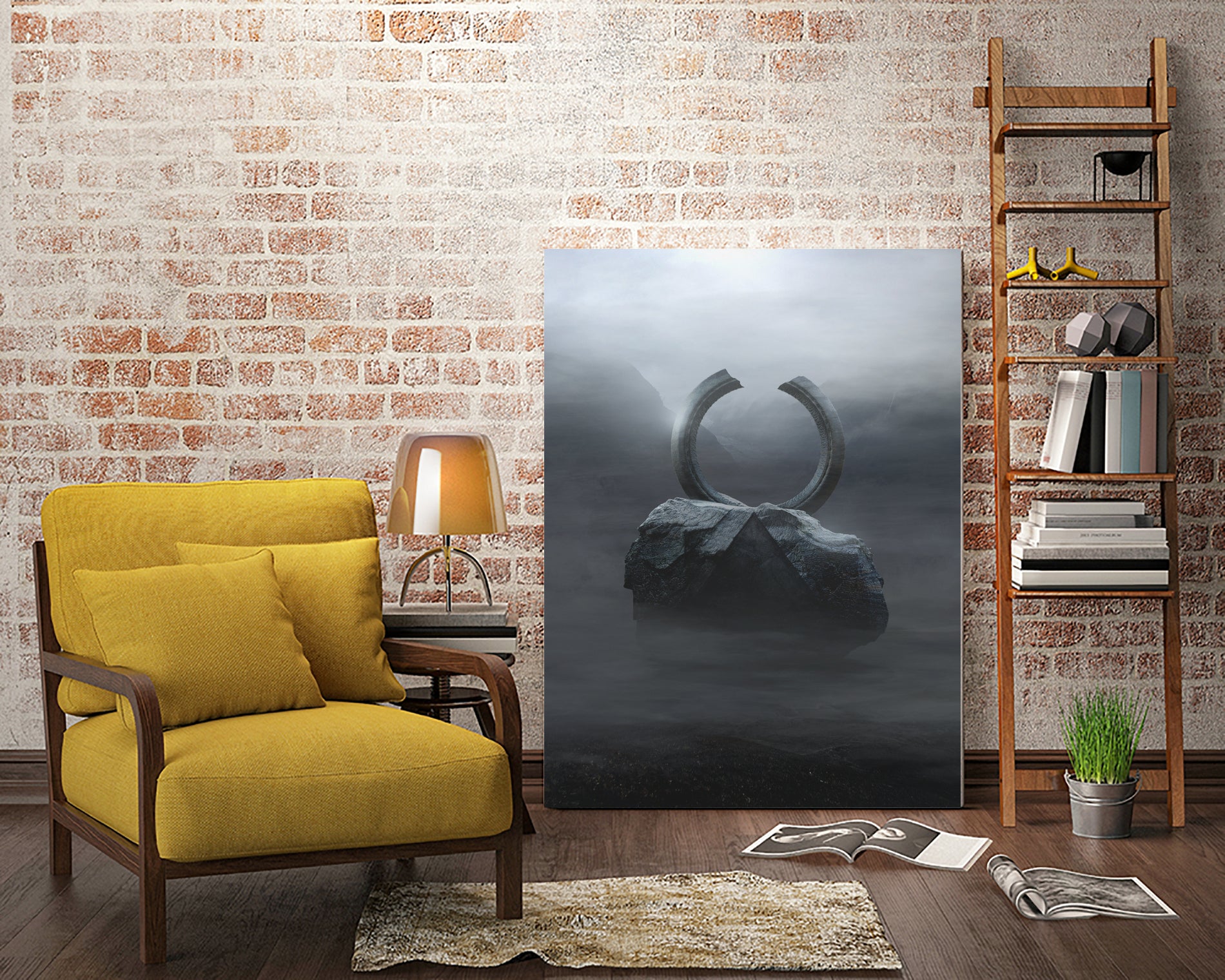 Odin by Tierno Beauregard on GIANT ART - gray digital painting