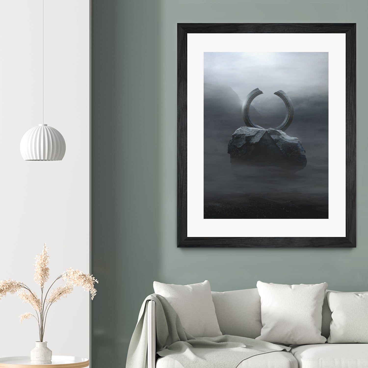 Odin by Tierno Beauregard on GIANT ART - gray digital painting