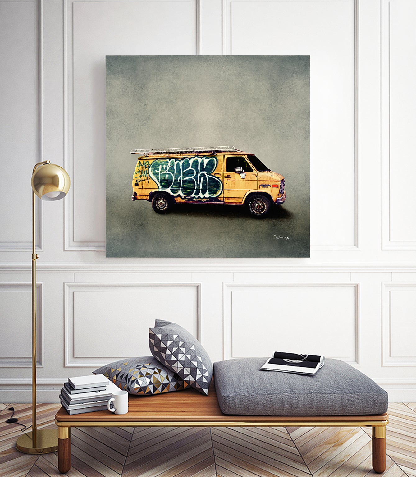 Van #8 by Tim Jarosz on GIANT ART - photo illustration