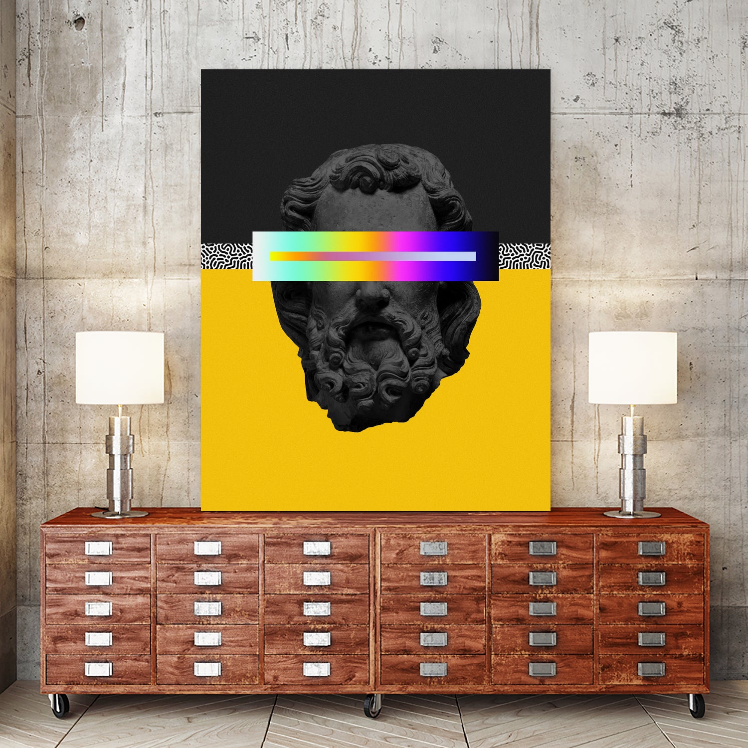 Cenu by Dorian Legret on GIANT ART - yellow photo manipulation