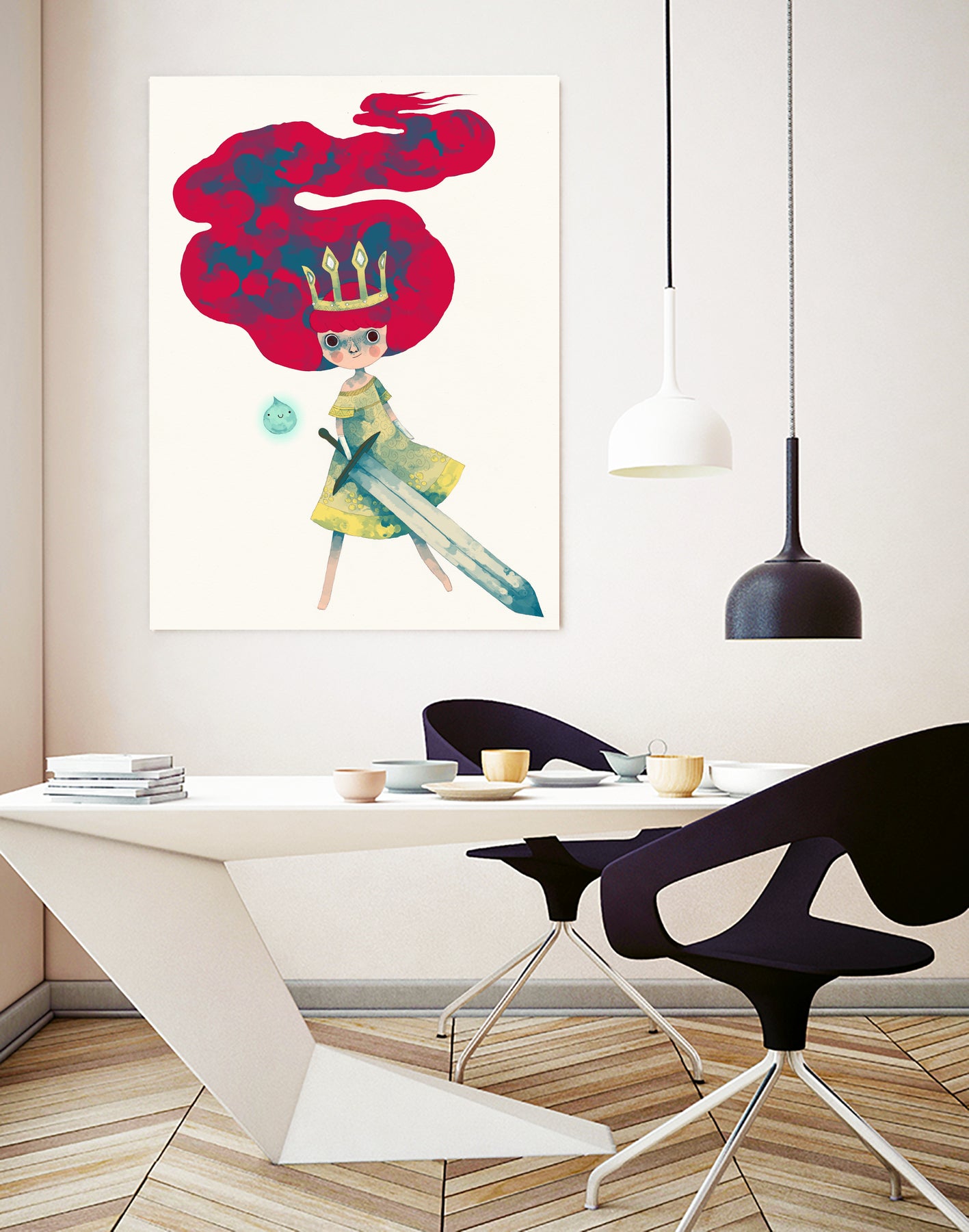 Aurora by Yohan Sacré on GIANT ART - red digital painting