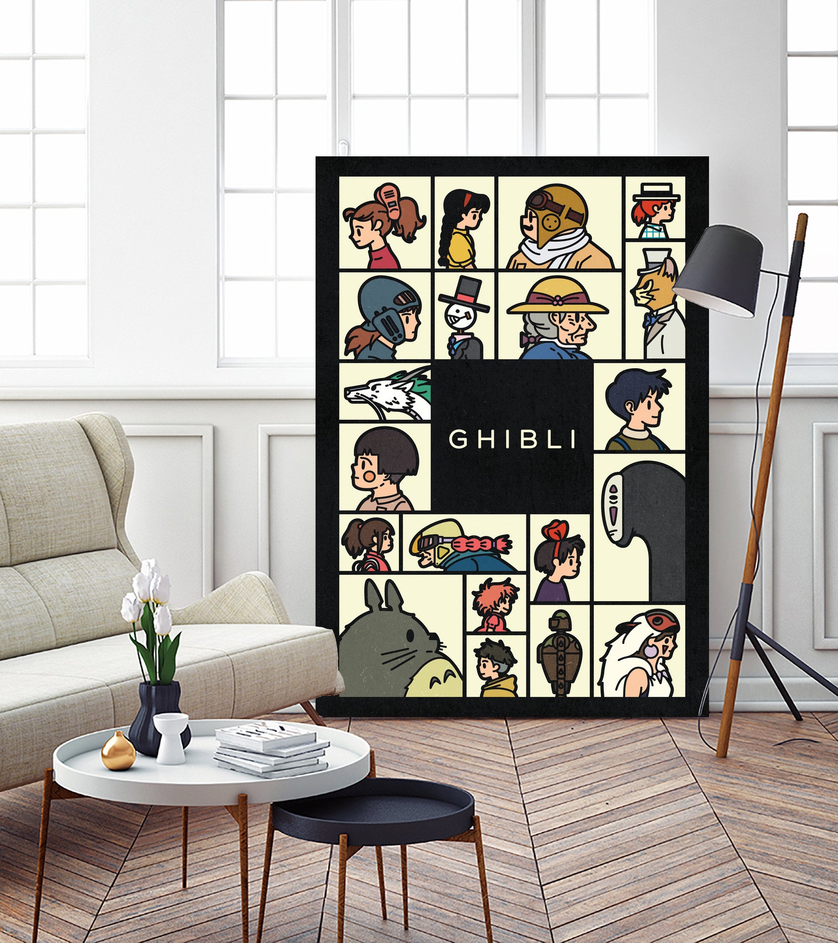 Miyazaki's Squares by Michael Mateyko on GIANT ART - character design