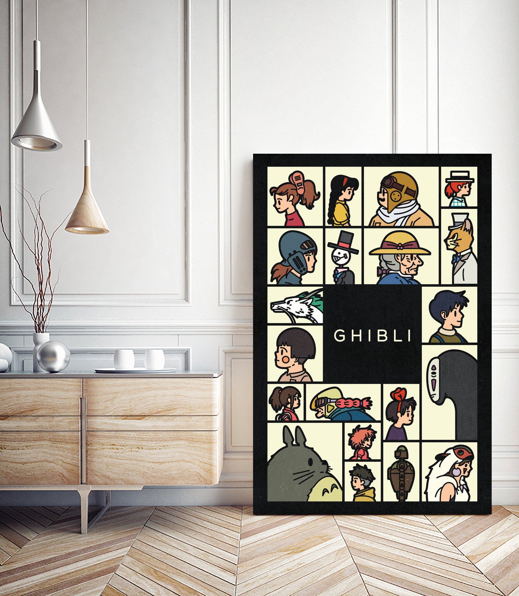 Miyazaki's Squares by Michael Mateyko on GIANT ART - character design