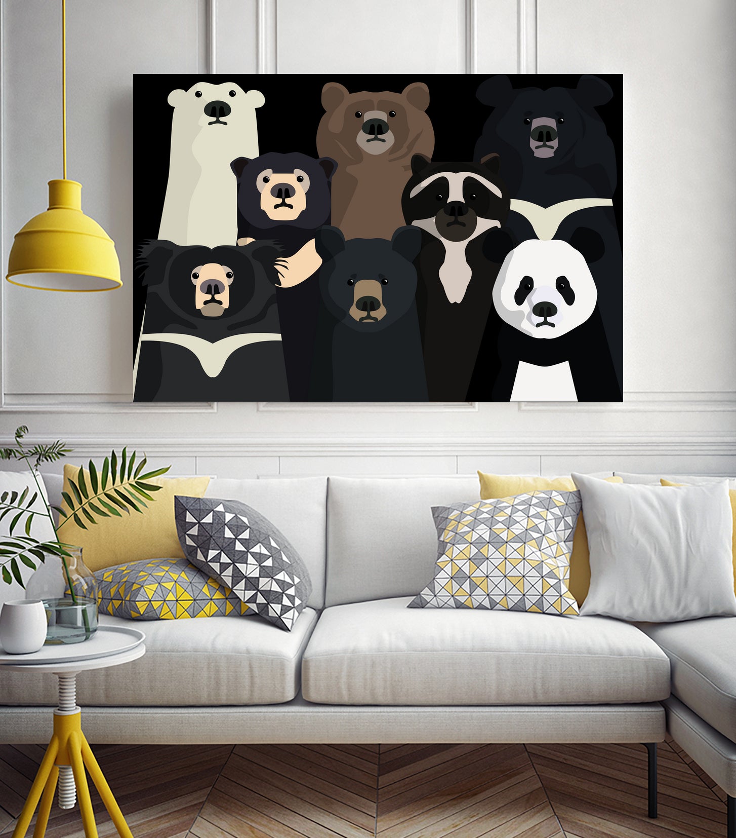 Bears of the world by Rodrigo Esparza-Salas on GIANT ART - white digital drawing