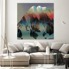 Thinking of a Place by Jamison Gish on GIANT ART - blue digital painting