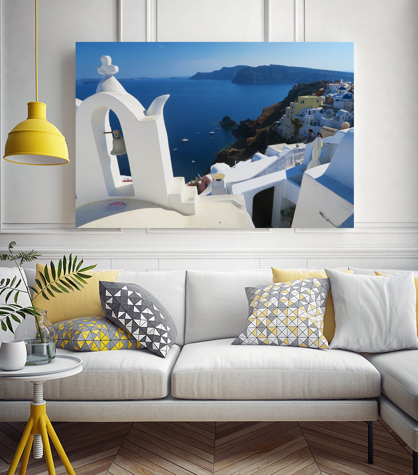 Oia Santorini v by Haris Kavalla on GIANT ART - blue photo manipulation