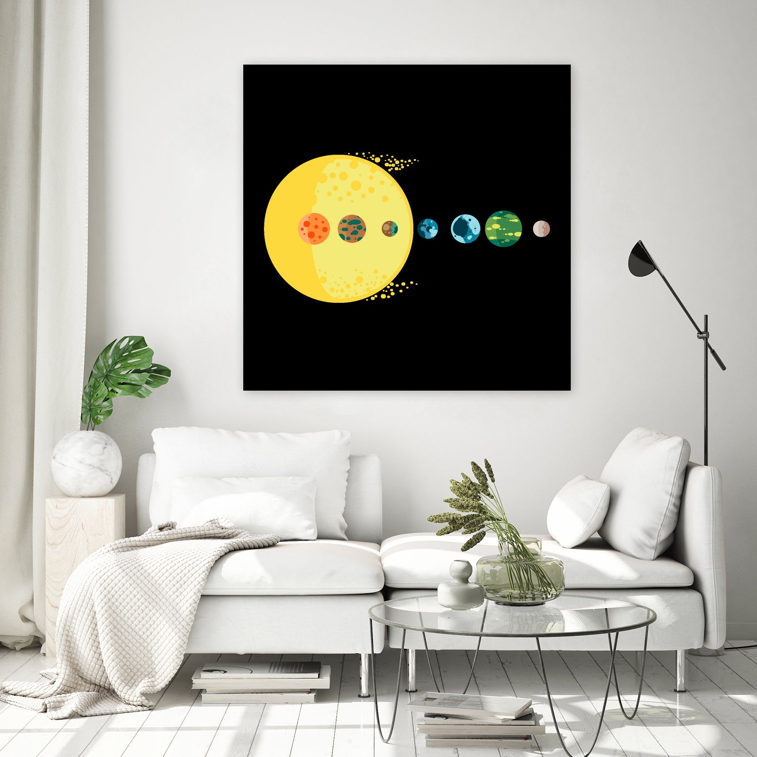 Trappist System by Alessandra Gagliano on GIANT ART - blue vector illustration