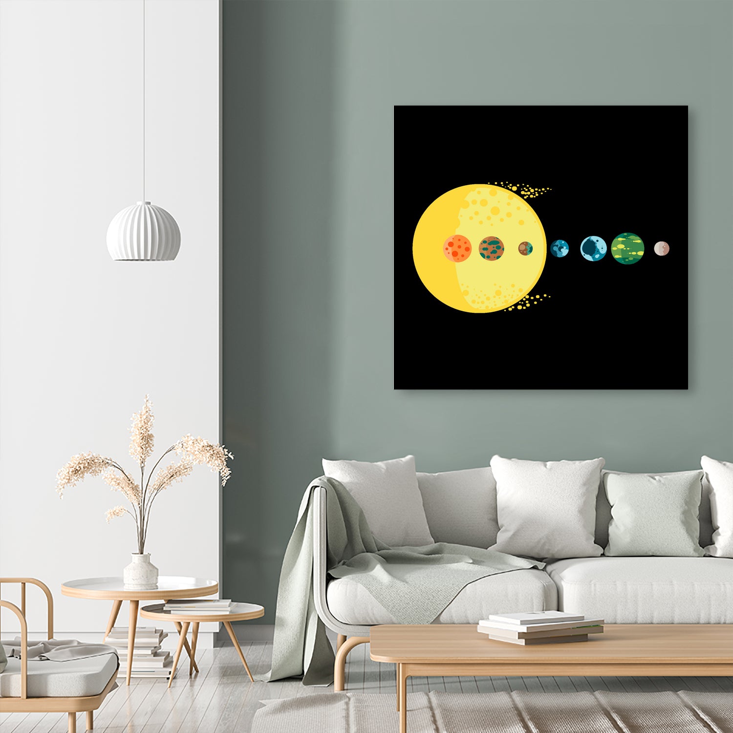 Trappist System by Alessandra Gagliano on GIANT ART - blue vector illustration