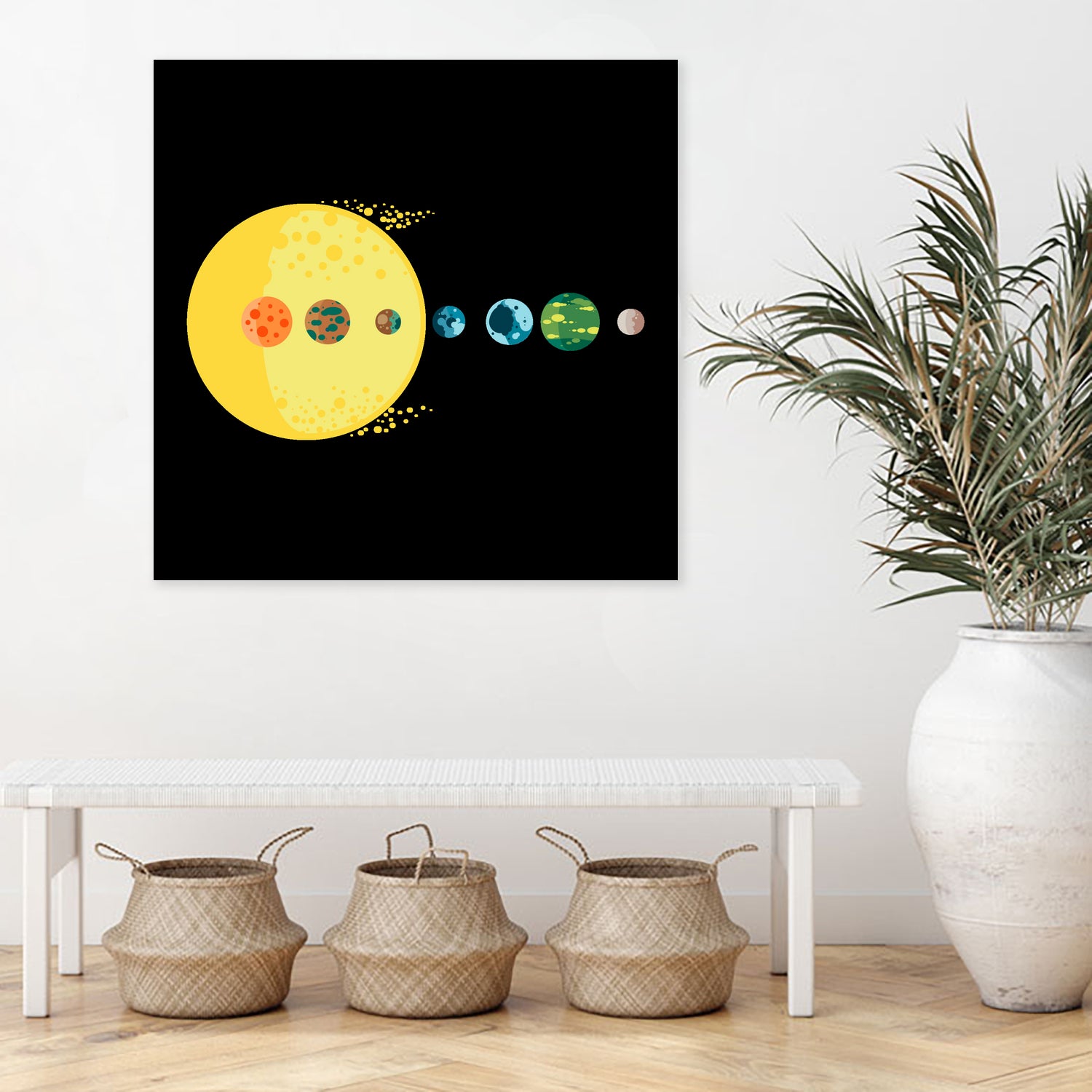 Trappist System by Alessandra Gagliano on GIANT ART - blue vector illustration