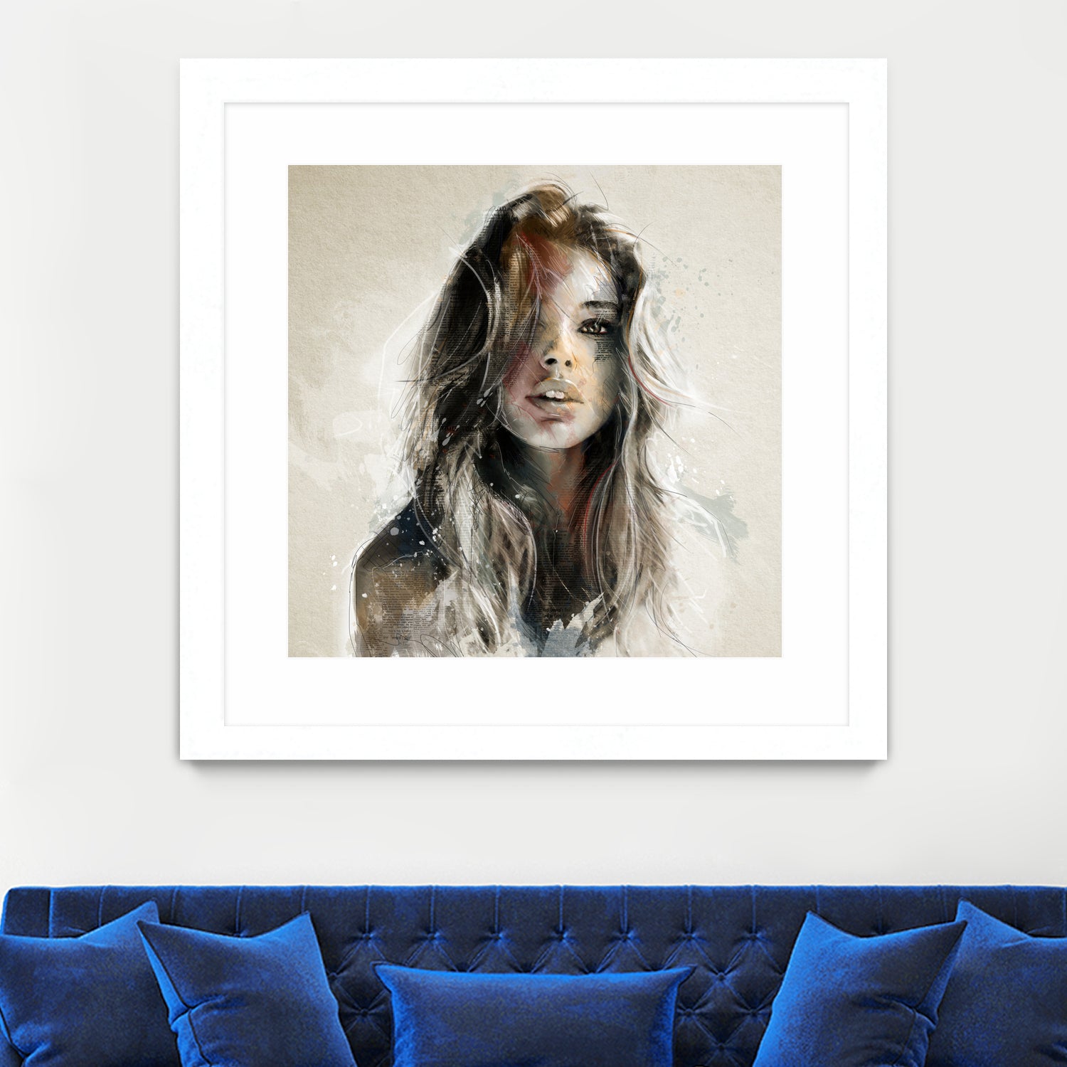 Fashion 2 by Claudio Tosi on GIANT ART - orange digital painting