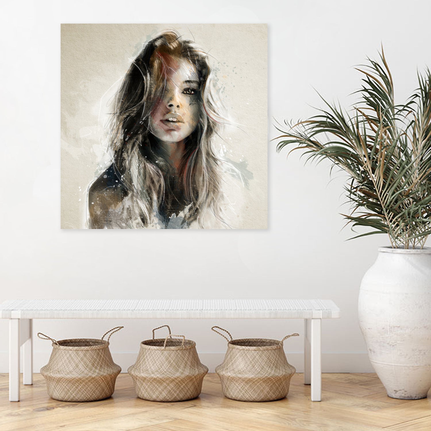 Fashion 2 by Claudio Tosi on GIANT ART - orange digital painting