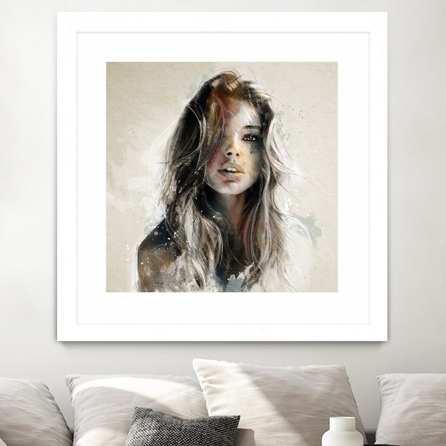 Fashion 2 by Claudio Tosi on GIANT ART - orange digital painting