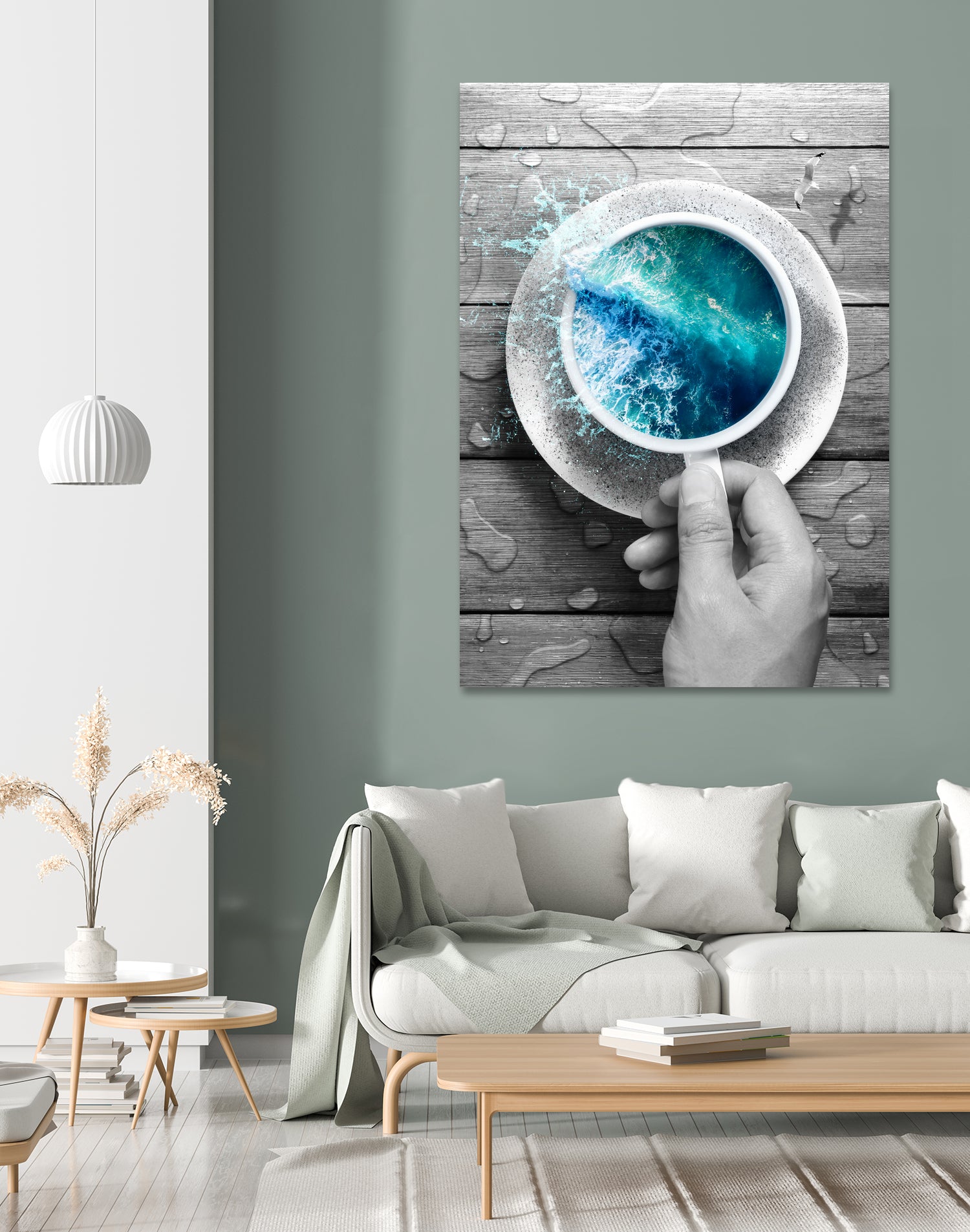 Spoondrift II by Soaring Anchor on GIANT ART - gray digital painting