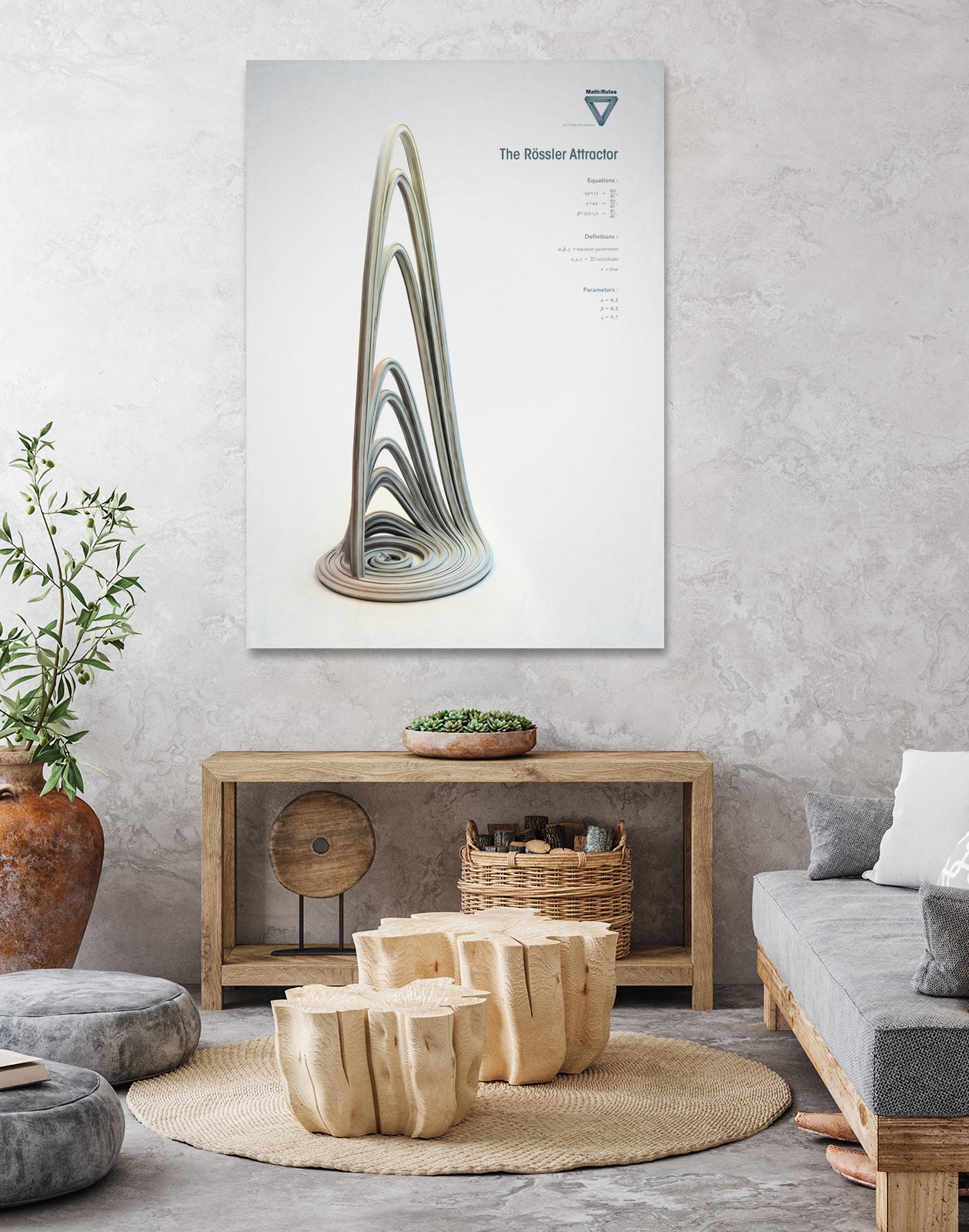 The Rossler Attractor by . Chaotic Atmospheres on GIANT ART - 3d art