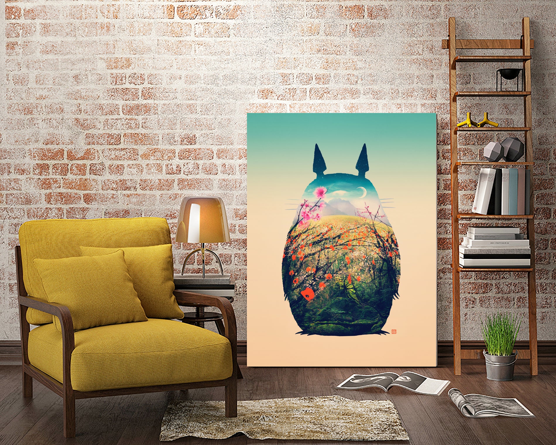 Tonari No Totoro, Special Edition by Victor Vercesi on GIANT ART - digital painting