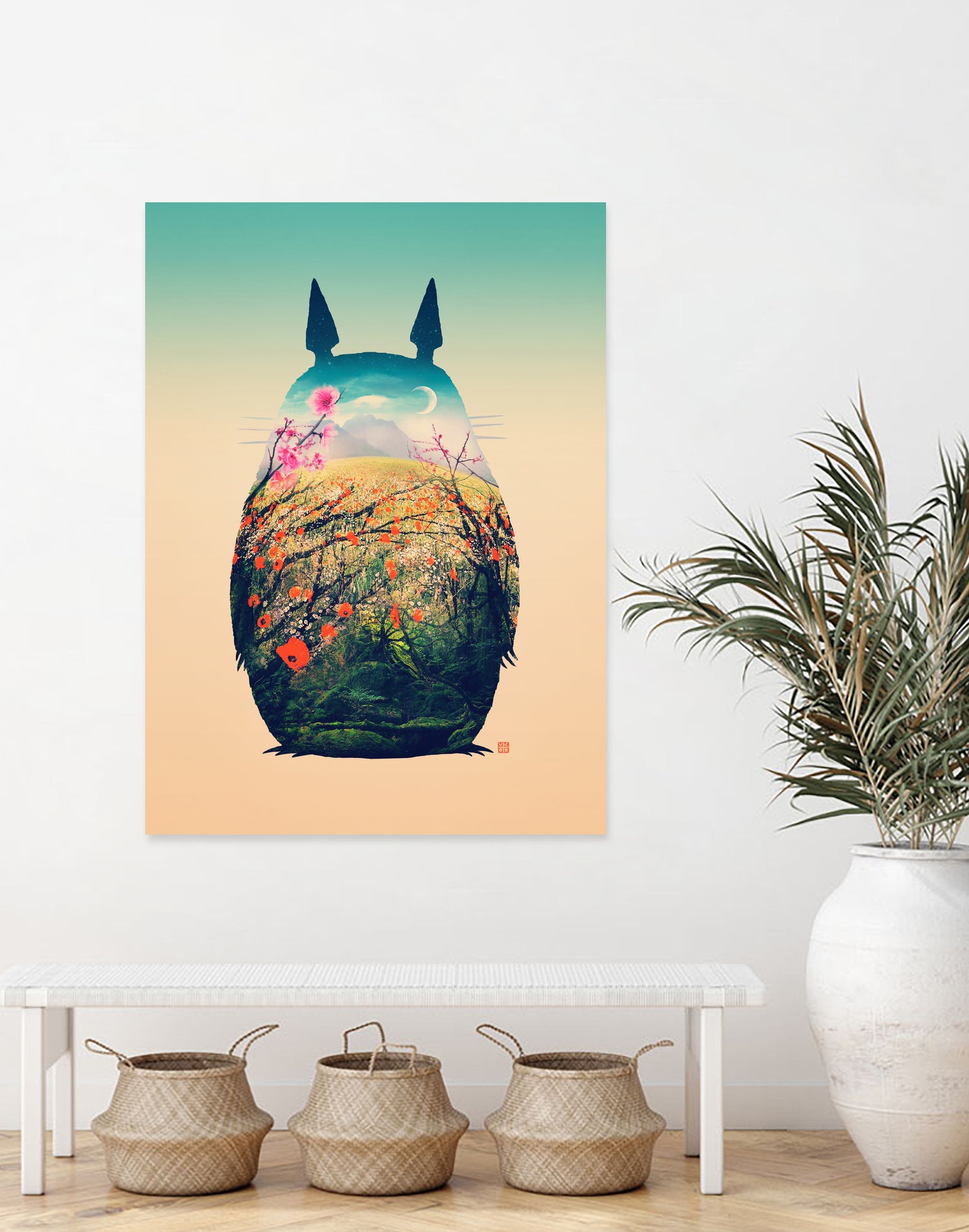 Tonari No Totoro, Special Edition by Victor Vercesi on GIANT ART - digital painting