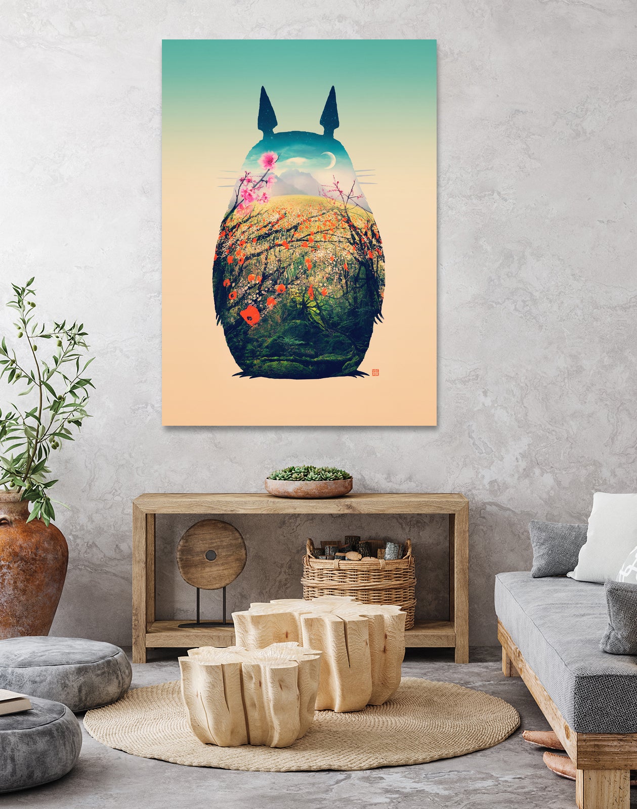 Tonari No Totoro, Special Edition by Victor Vercesi on GIANT ART - digital painting