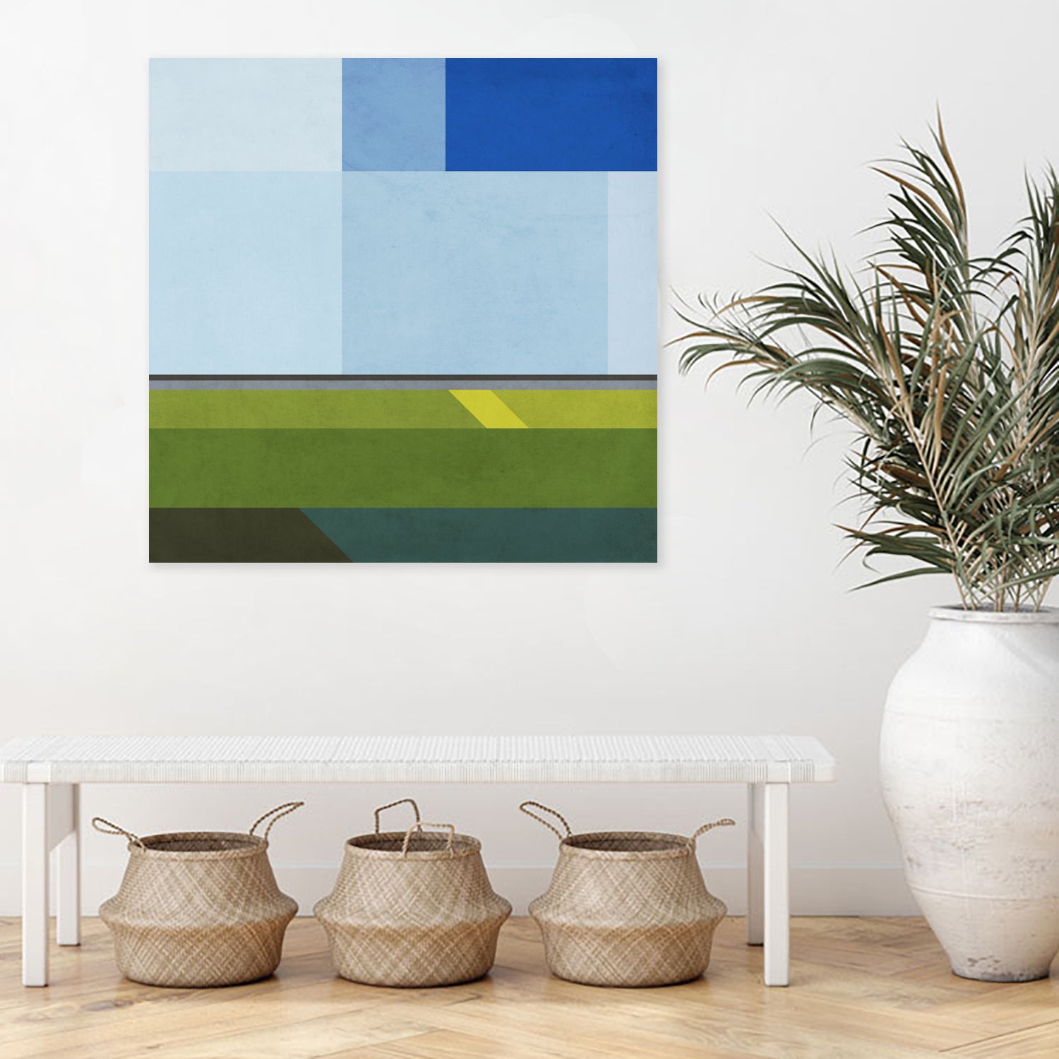 Landscape 05 by Issac Mangold on GIANT ART - blue digital painting