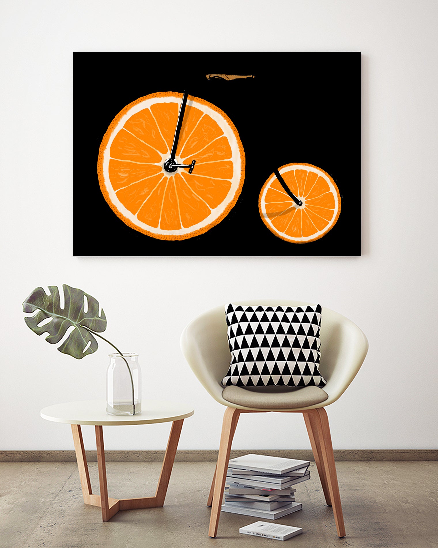 Vitamin by Florent Bodart on GIANT ART - orange digital painting