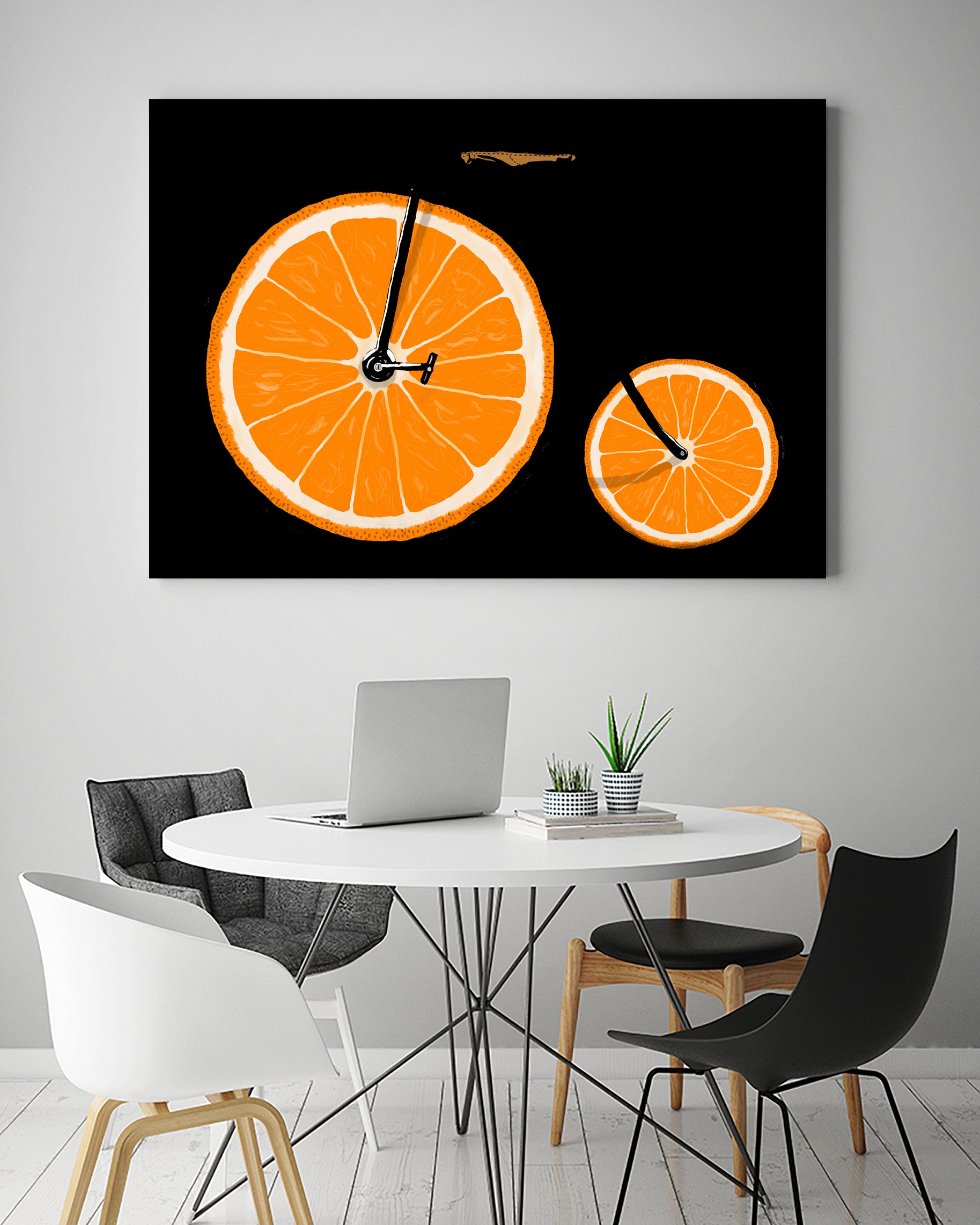 Vitamin by Florent Bodart on GIANT ART - orange digital painting