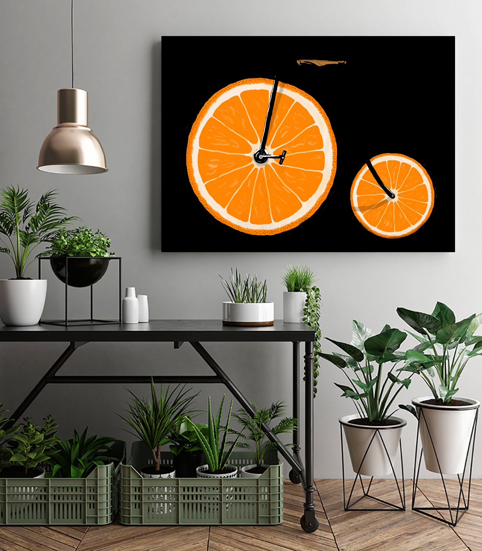 Vitamin by Florent Bodart on GIANT ART - orange digital painting