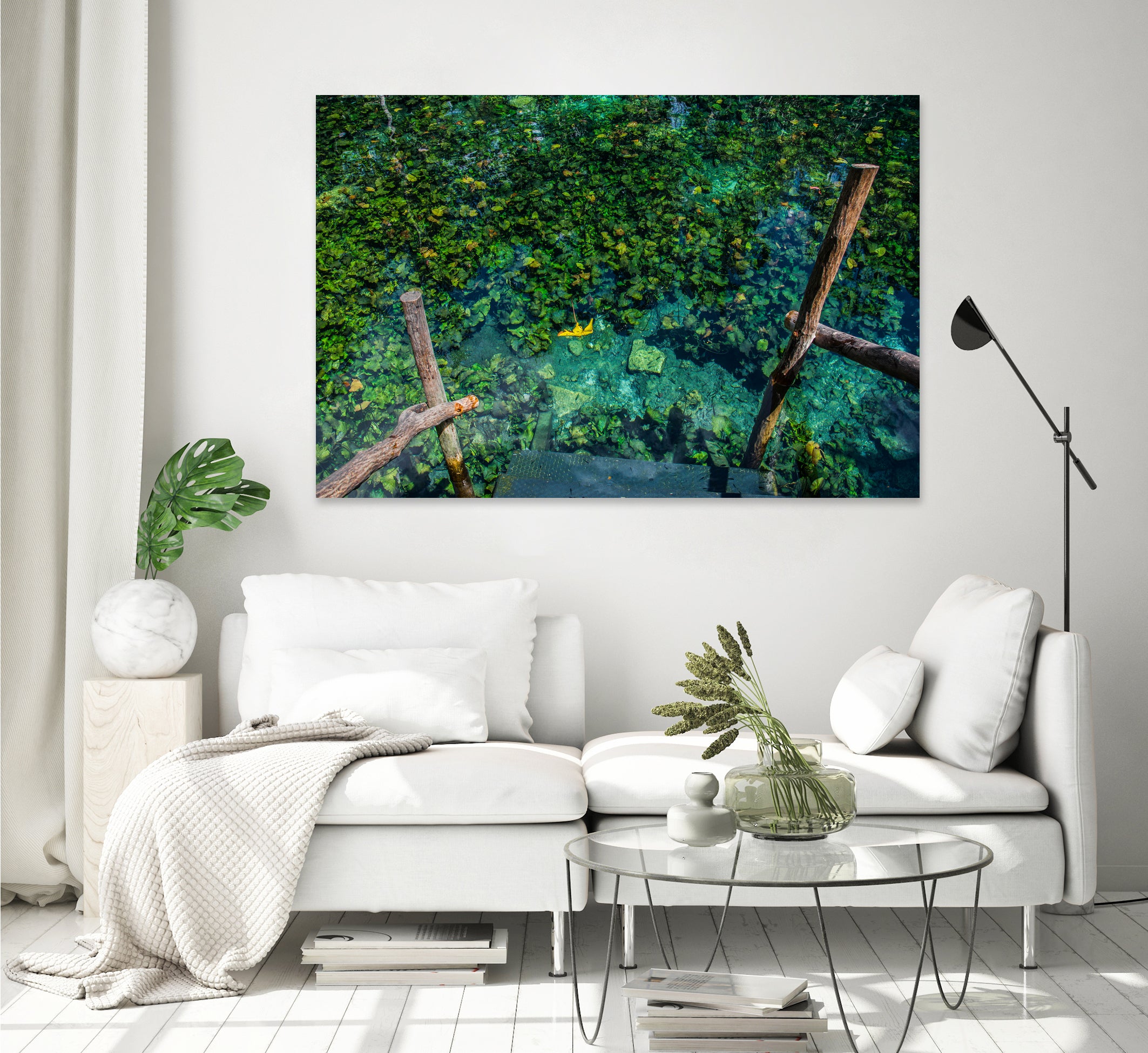 Cenote, Quintana Roo. Mexico by Maricela Castellanos on GIANT ART - green photo illustration