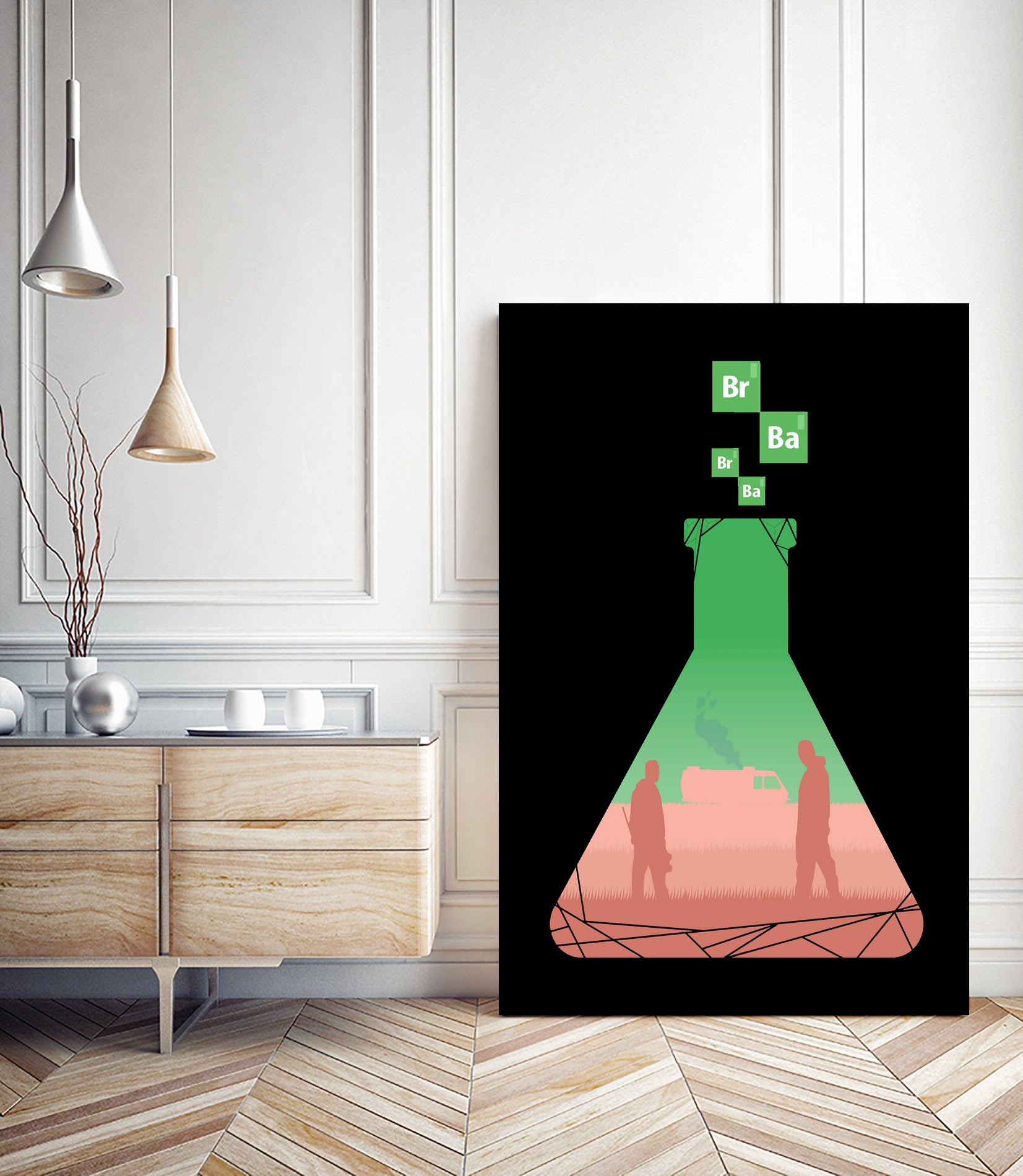 breaking-bad by william combarmond on GIANT ART - blue vector illustration