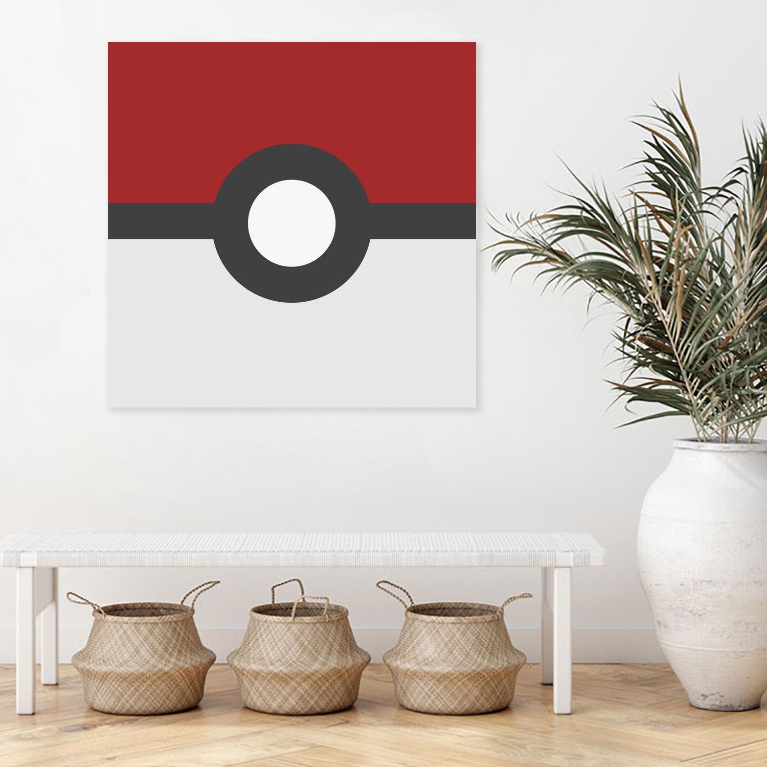 Pokeball by Proper Ganders on GIANT ART - red vector illustration
