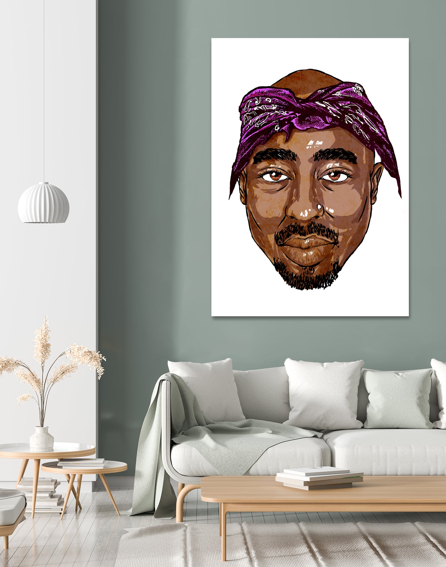 2Pac by Delano Limoen on GIANT ART - brown digital painting