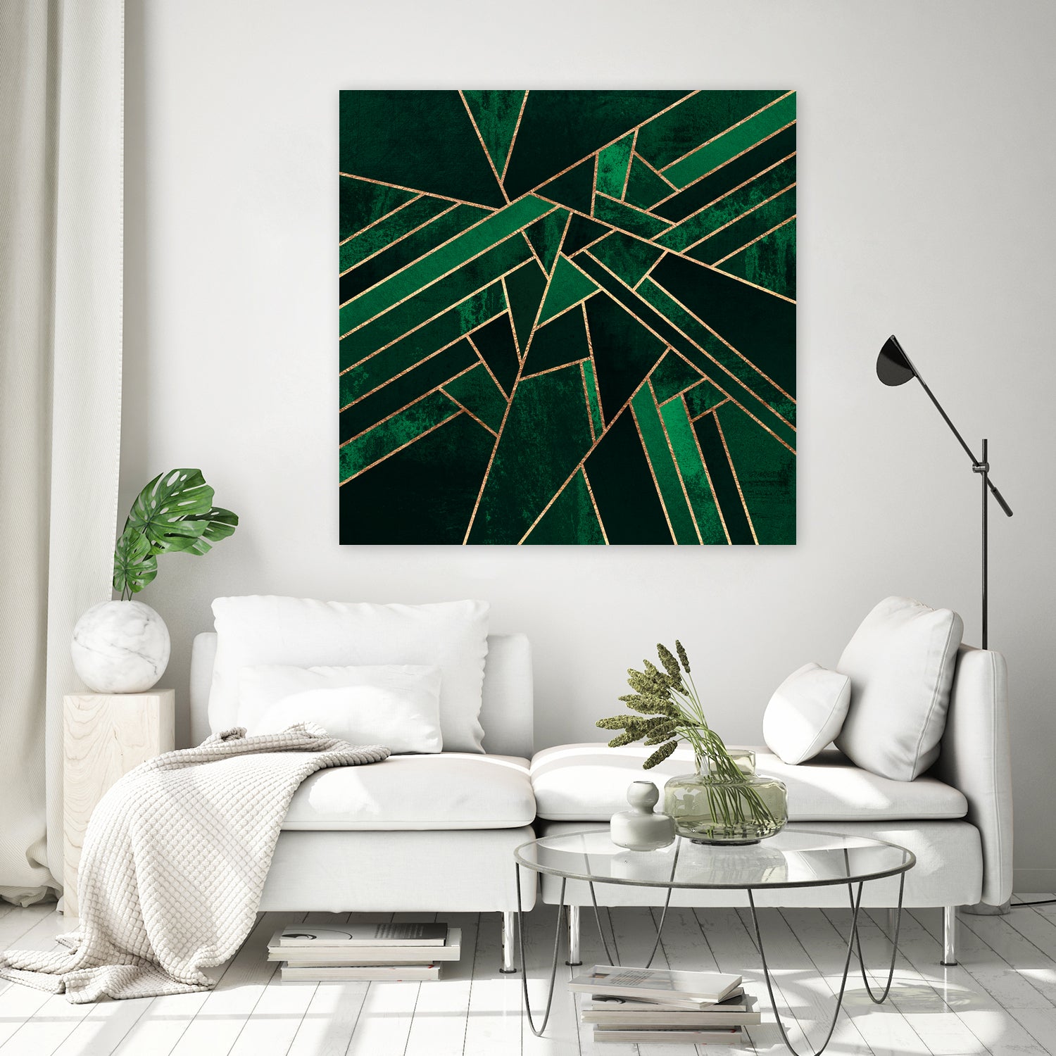 Emerald Night by Elisabeth Fredriksson on GIANT ART - green digital painting