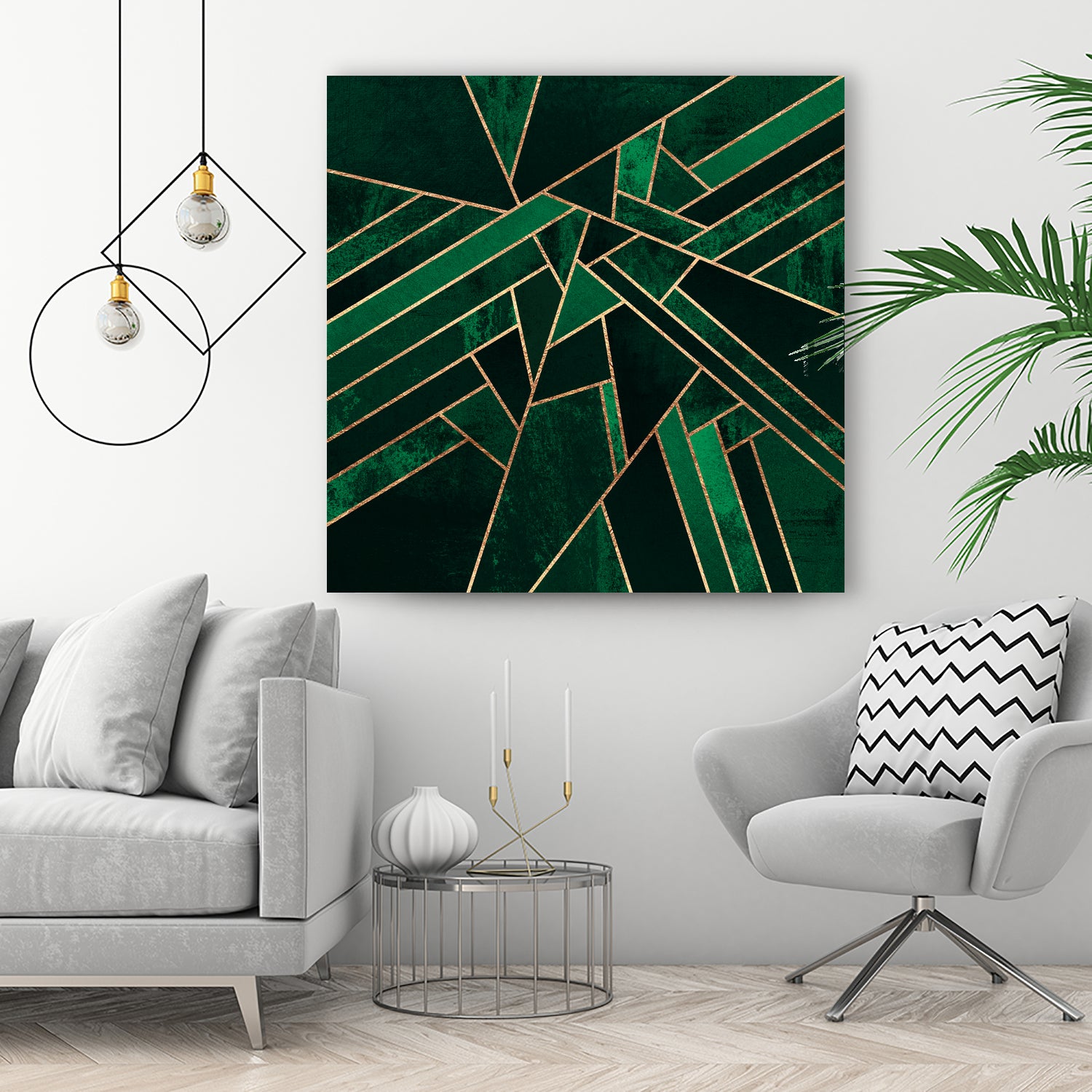 Emerald Night by Elisabeth Fredriksson on GIANT ART - green digital painting